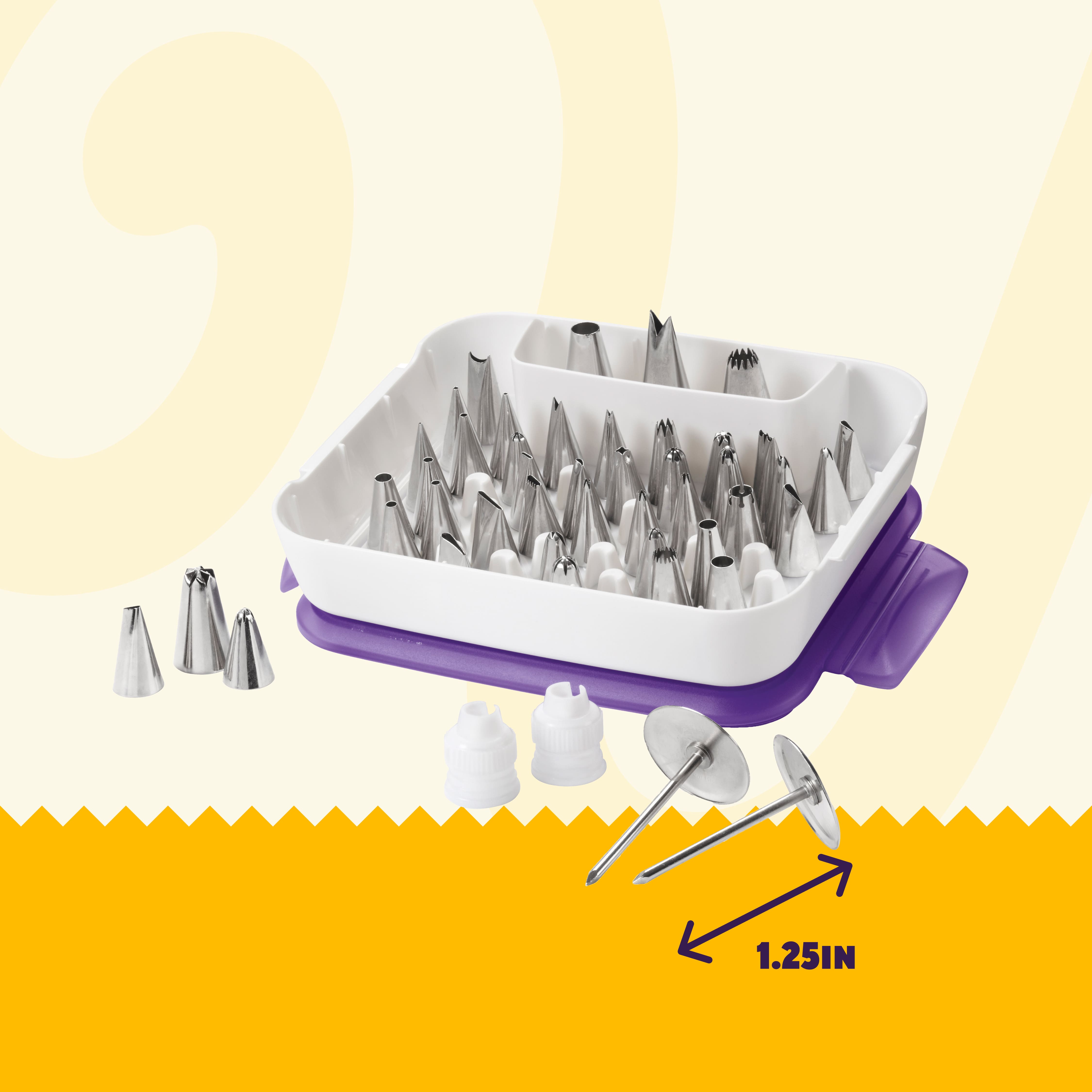 Wilton™ 55-Piece Master Cake & Cupcake Piping Tip Set