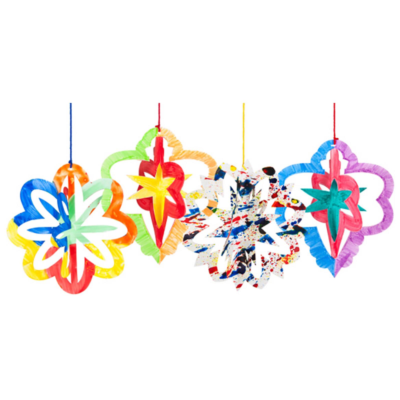 Roylco&#xAE; 3D Ornaments, 2 Packs of 30