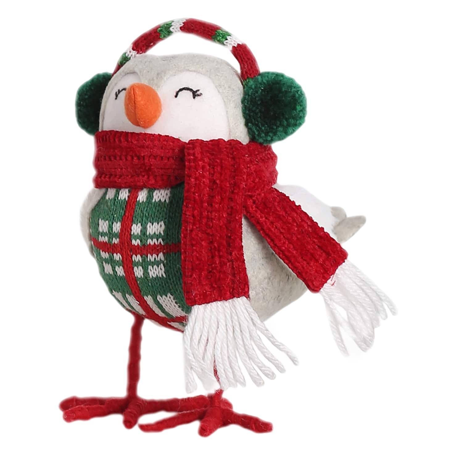 6.5" Bird with Earmuffs Tabletop Décor by Ashland®