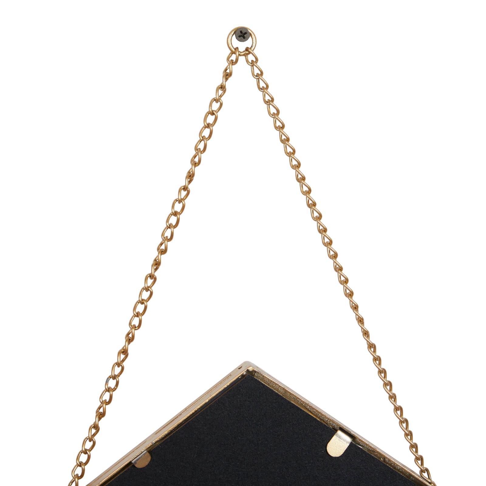 Set of 3 Gold Metal Farmhouse Wall Mirror, 9" x 27"