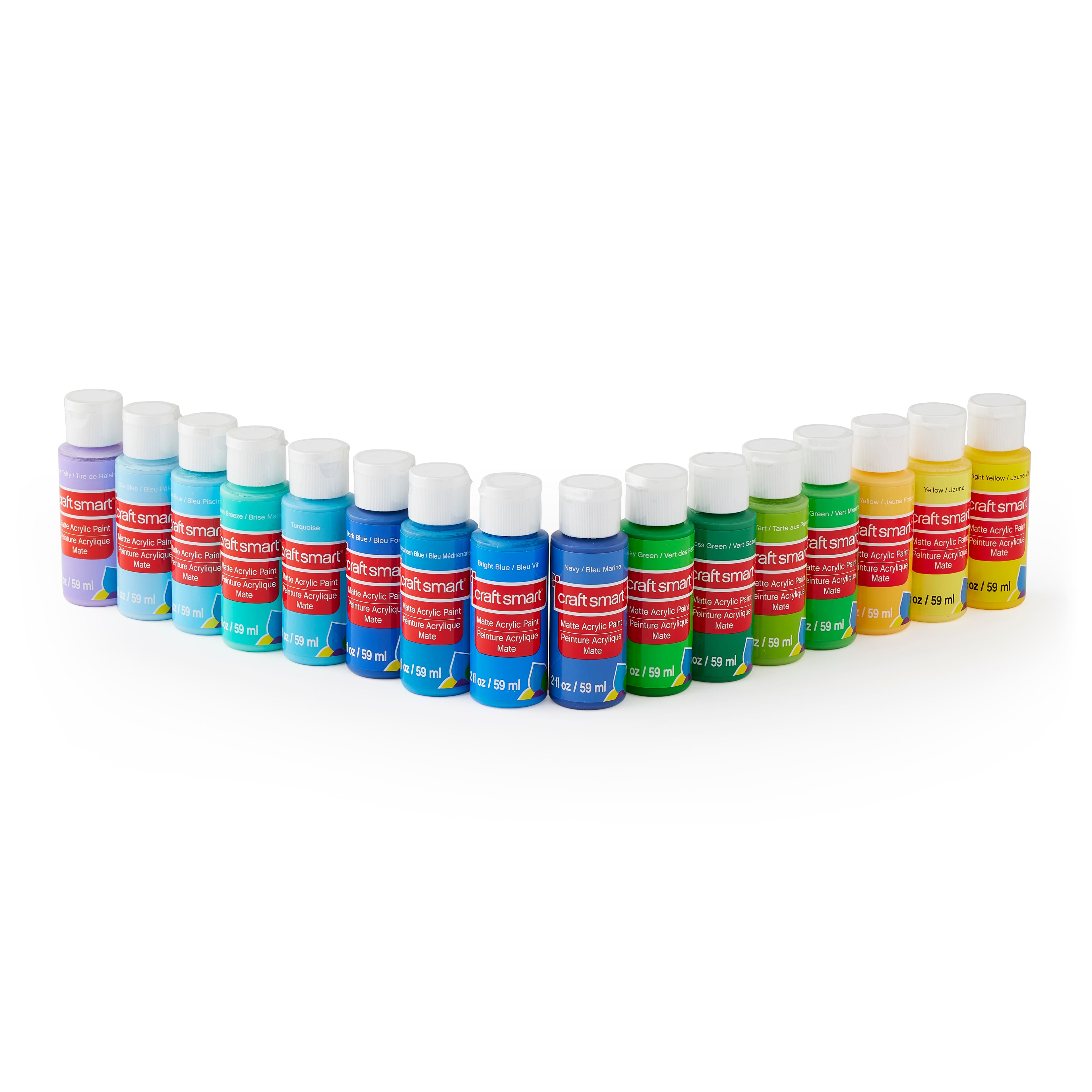 Craft Smart Acrylic Paint Robins Egg Blue 2 Fl Oz All Purpose 6 Pack -  beyond exchange
