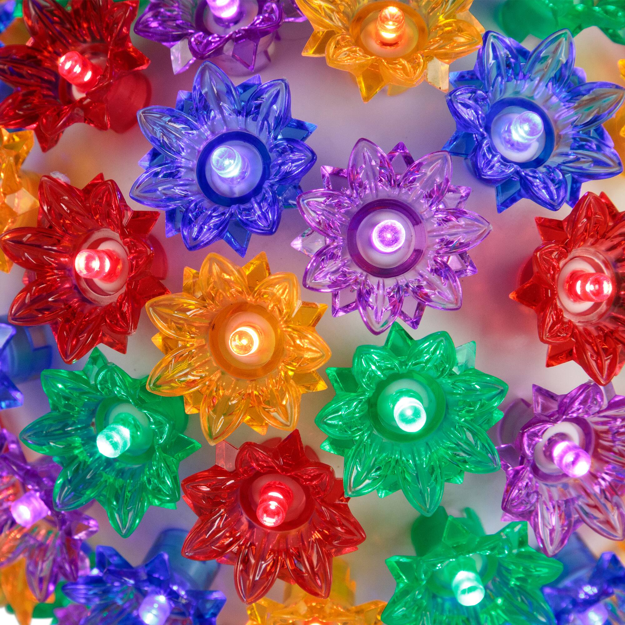 LED Lighted Hanging Starlight Sphere Outdoor Christmas Decoration- 7.5" - Multicolor Lights