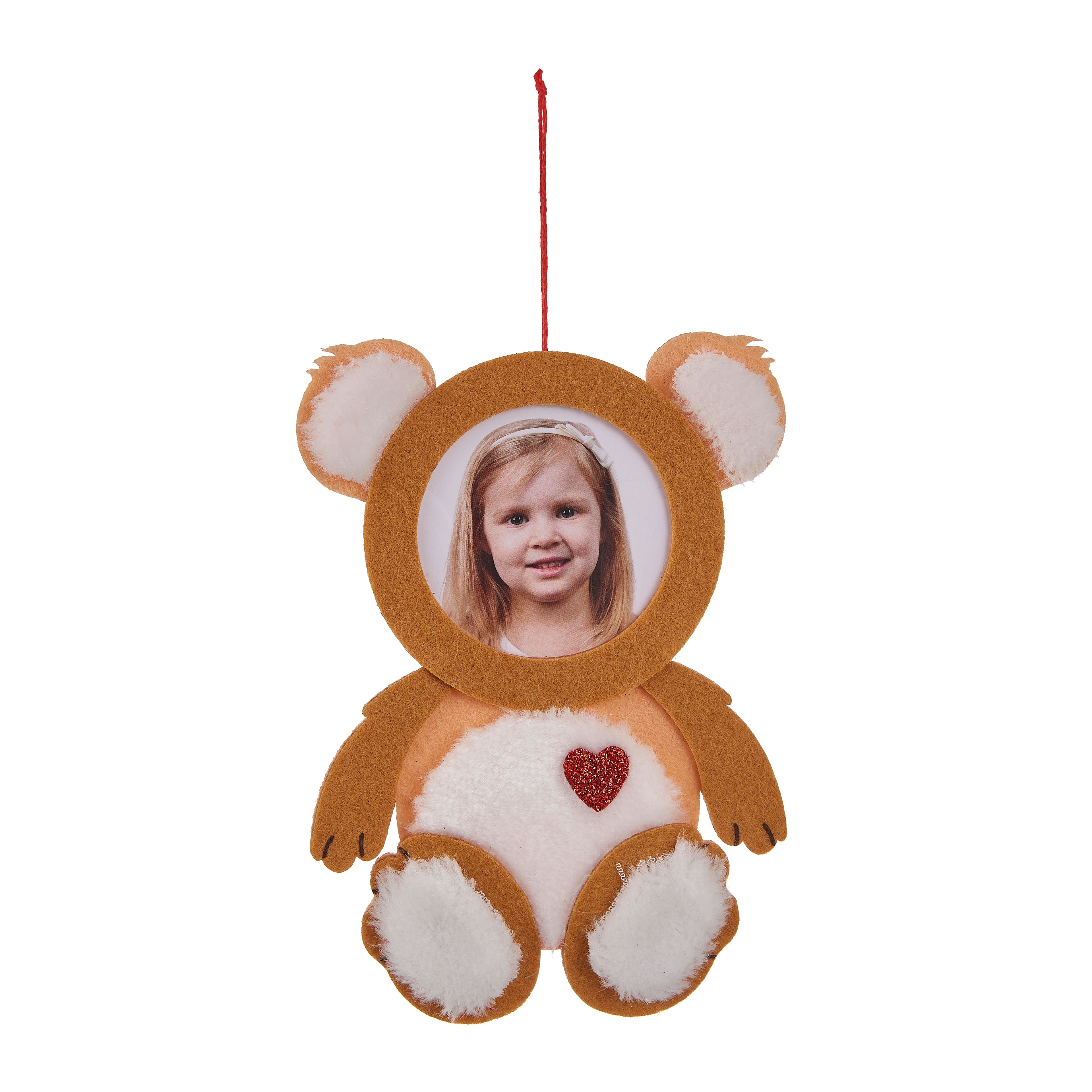 Bear Christmas Felt Frame Ornament by Studio D&#xE9;cor&#xAE;