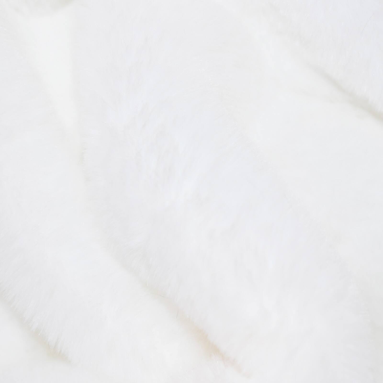 White Faux Fur Craft Fabric