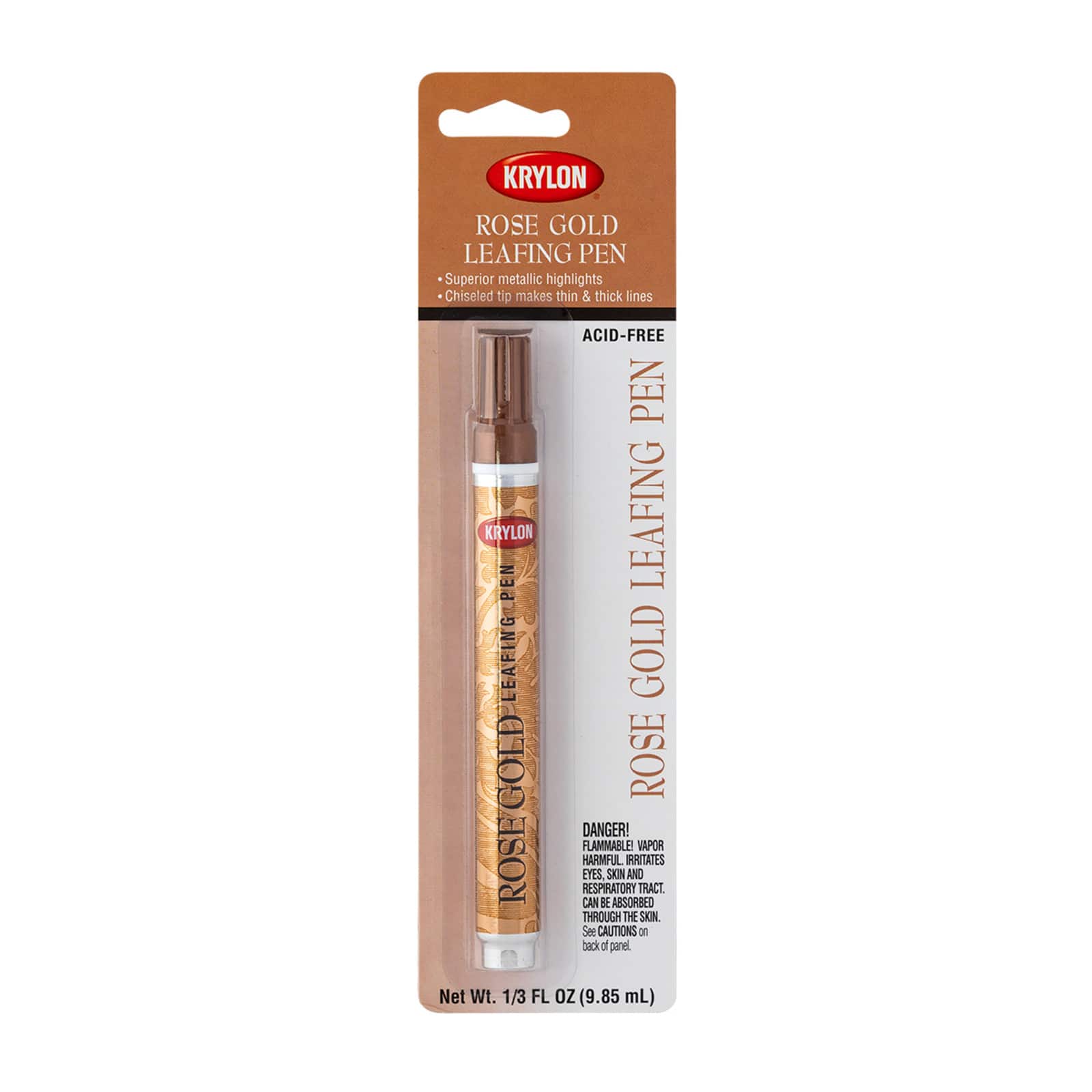 REVIEW: Krylon Gold Leafing Pen. See how it works on craft and paper  projects 