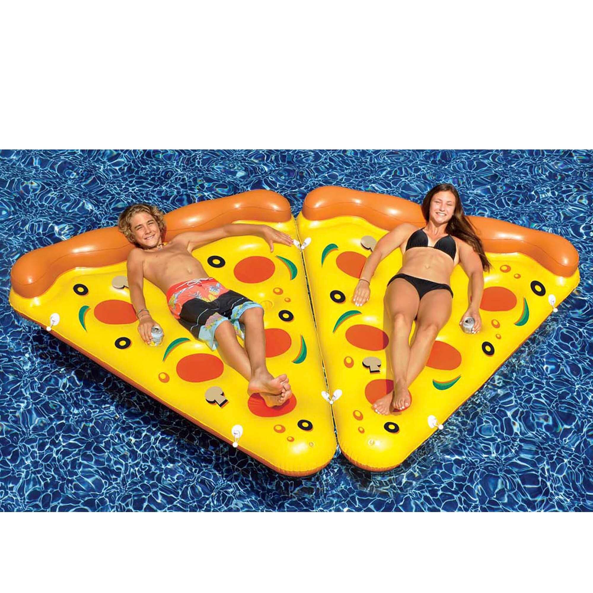 6ft. Inflatable Pizza Slice Swimming Pool Float