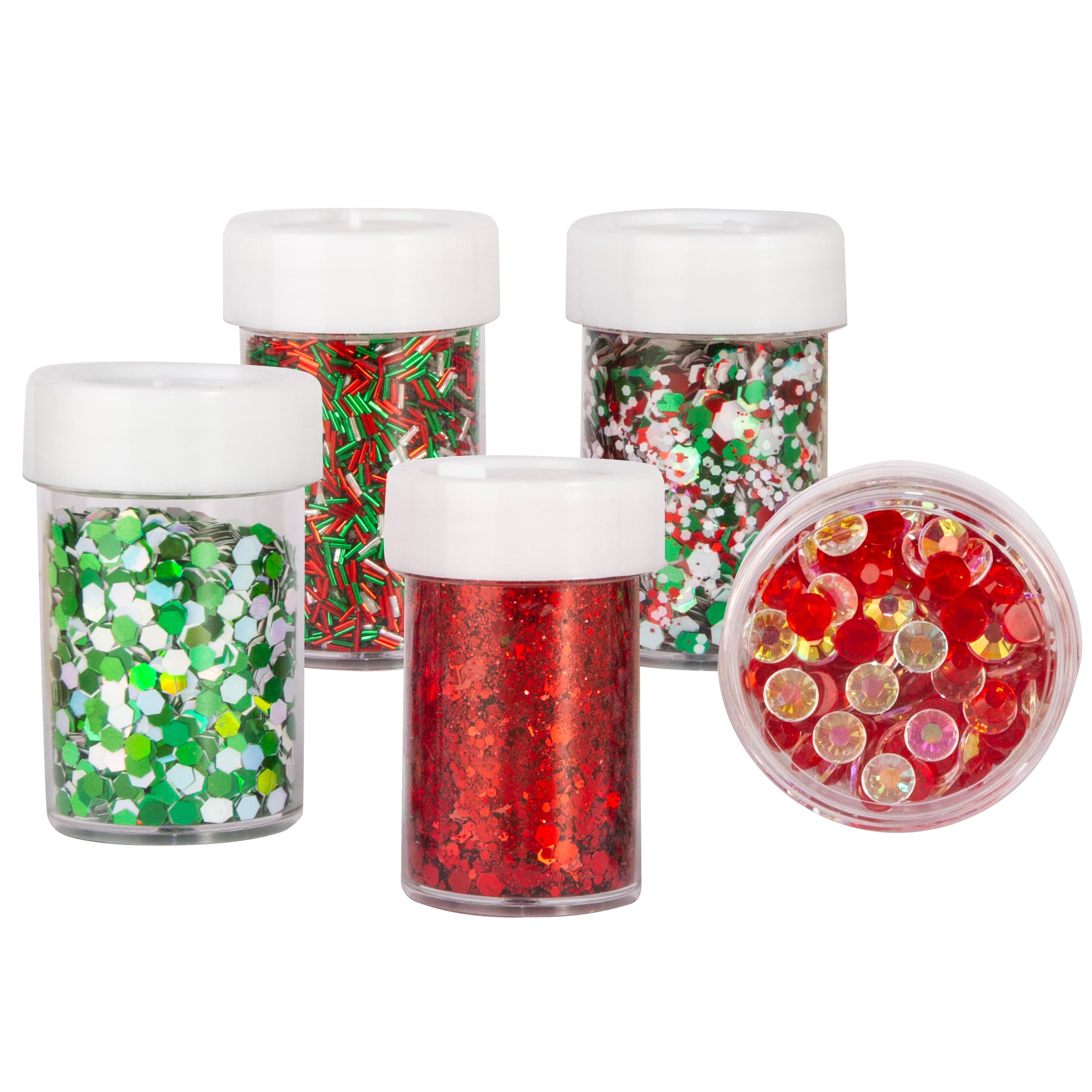 Traditional Christmas Embellishment &#x26; Glitter Shaker Set by Creatology&#x2122;