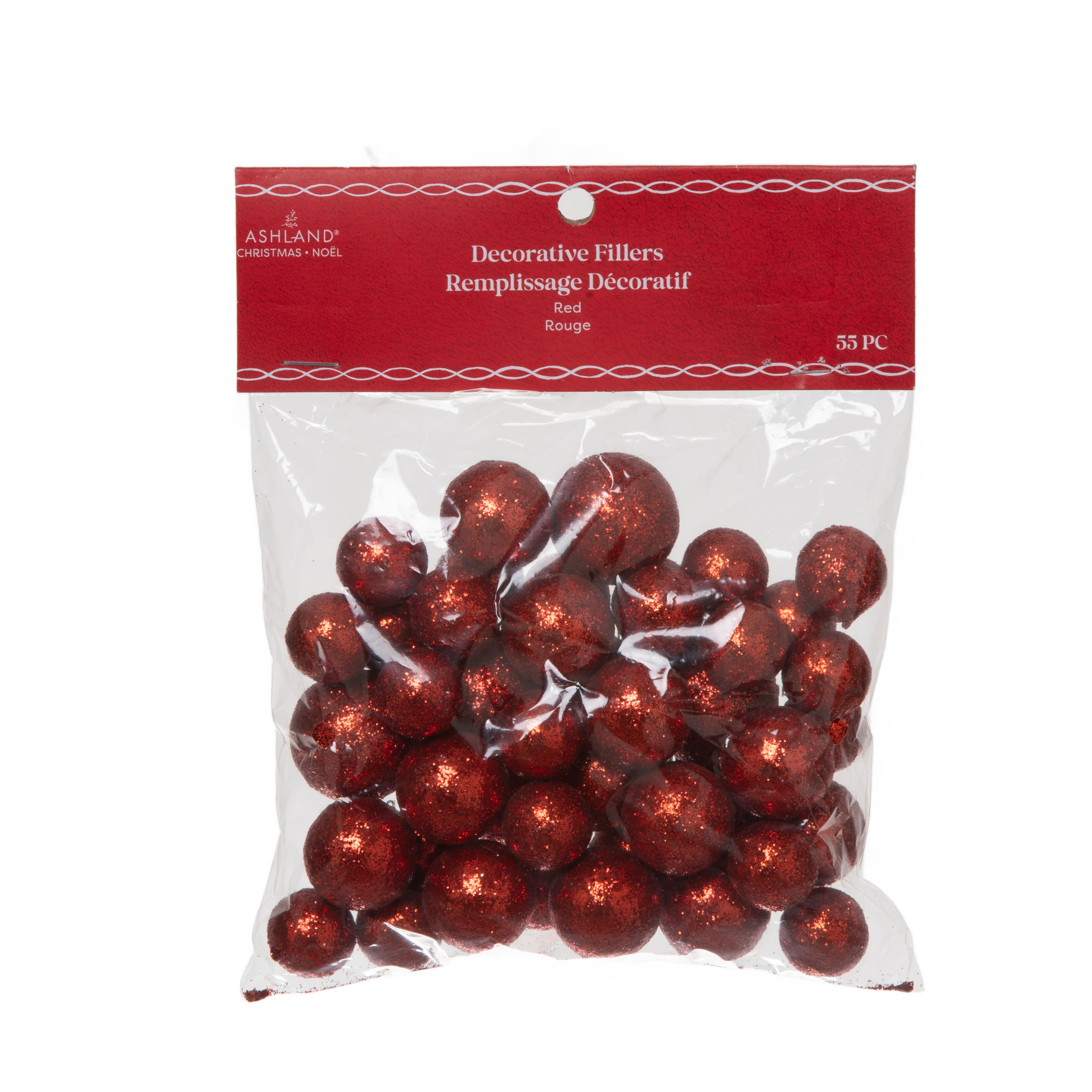 Decorative Glitter Ball Filler, 55ct. by Ashland&#xAE;