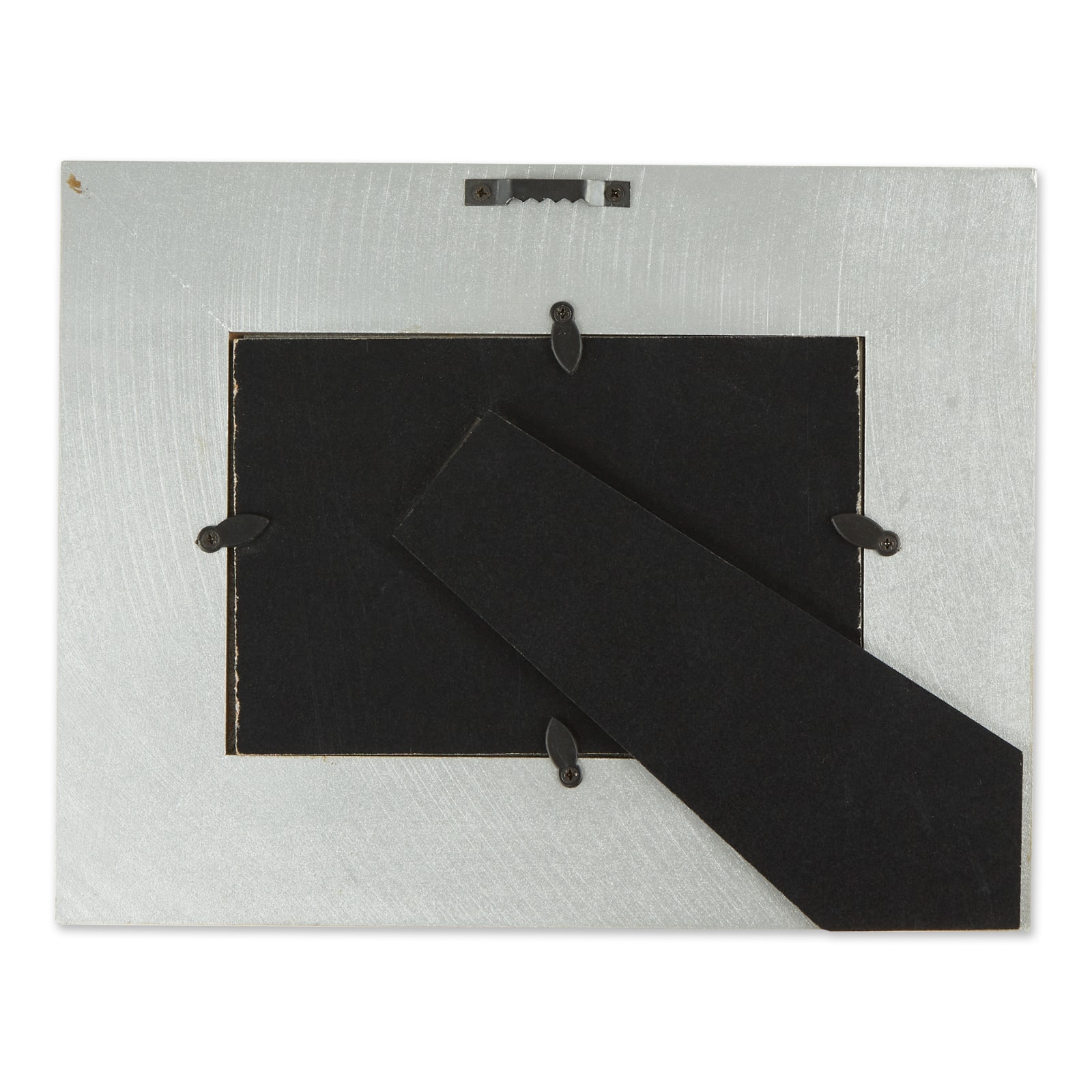 DII® Antique Silver Rub 4" x 6" Farmhouse Picture Frame