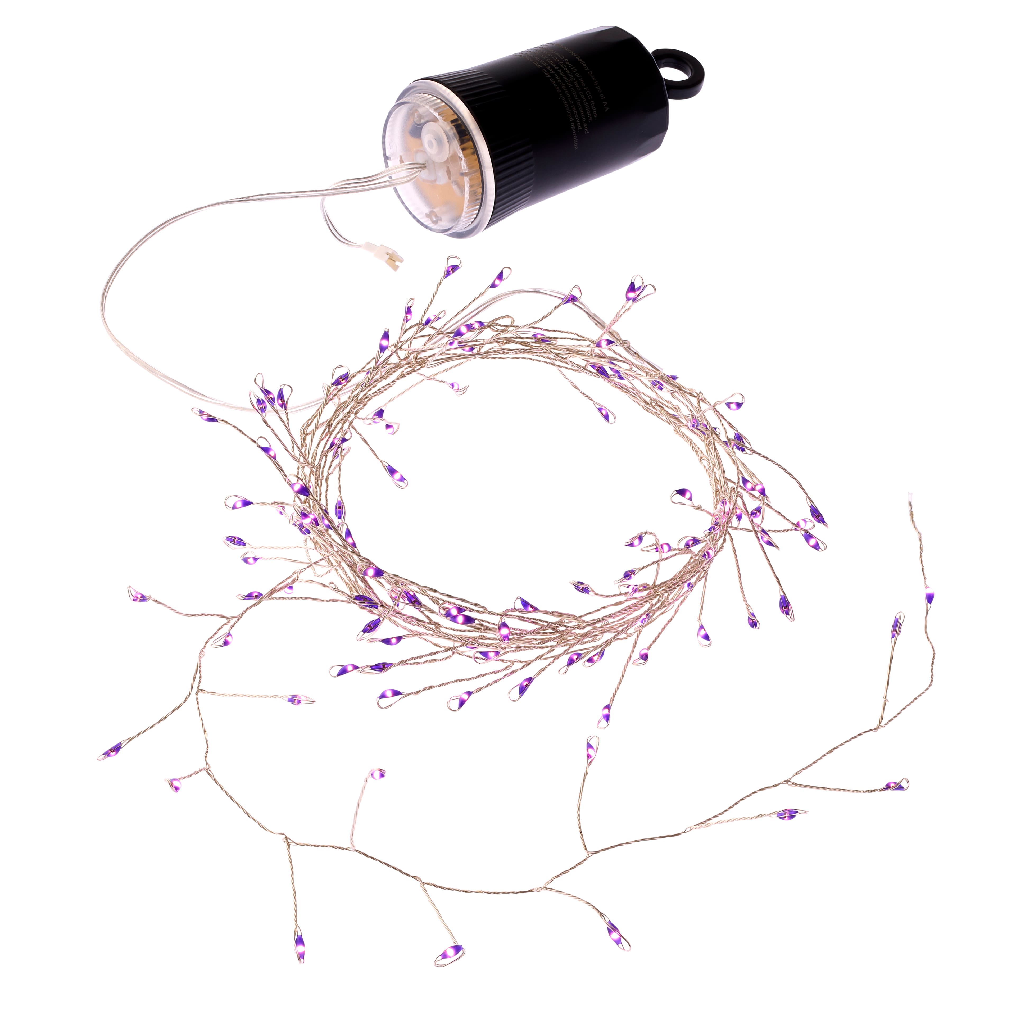 120ct. Purple LED String Lights Garland by Ashland&#xAE;