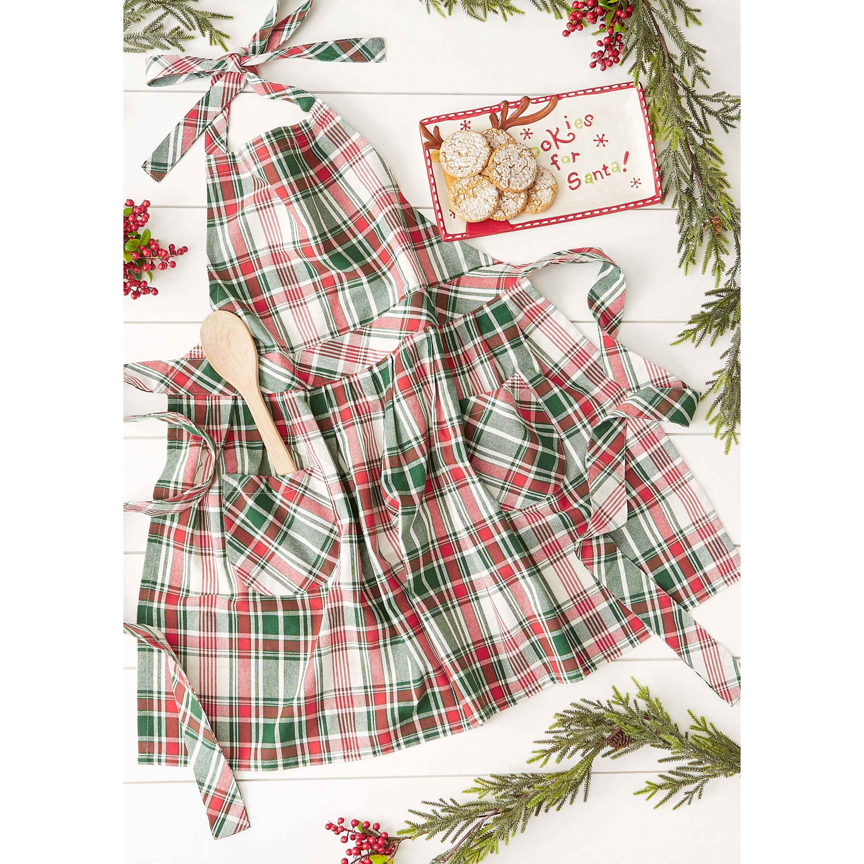 DII® Yuletide Plaid Apron