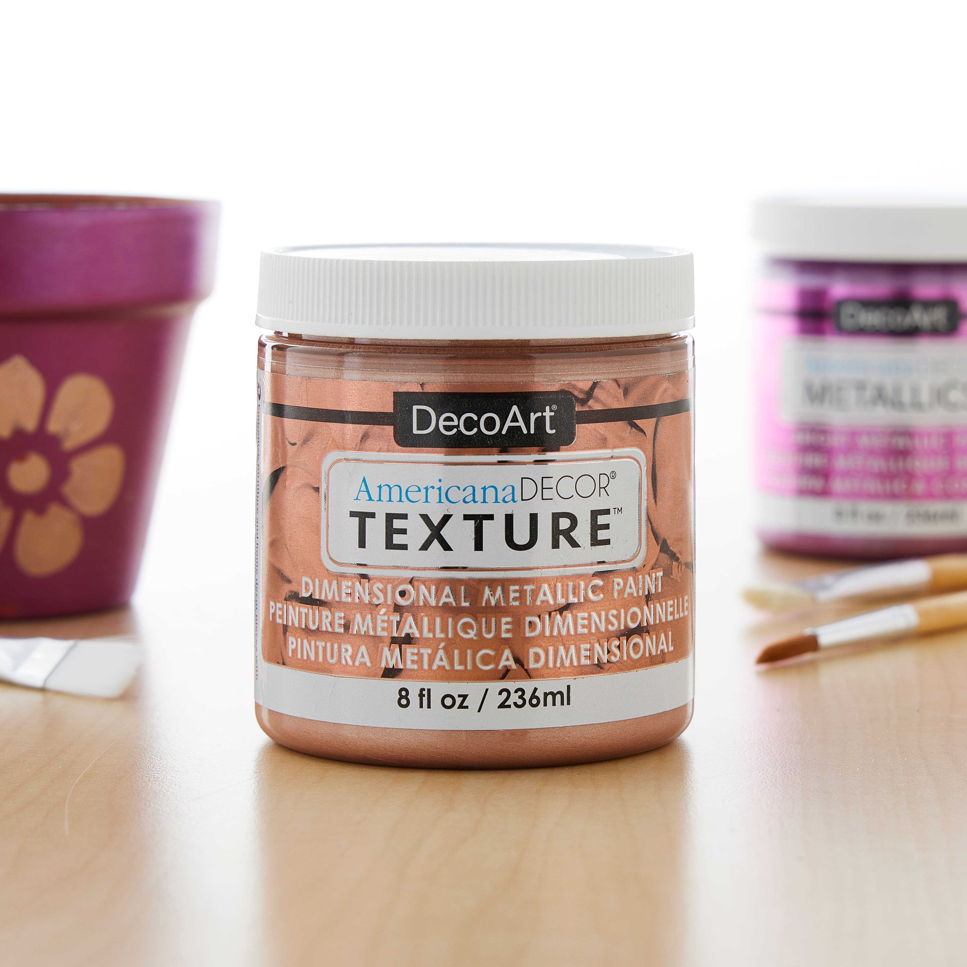 DecoArt® Americana Décor® Texture™ Dimensional Metallic Paint