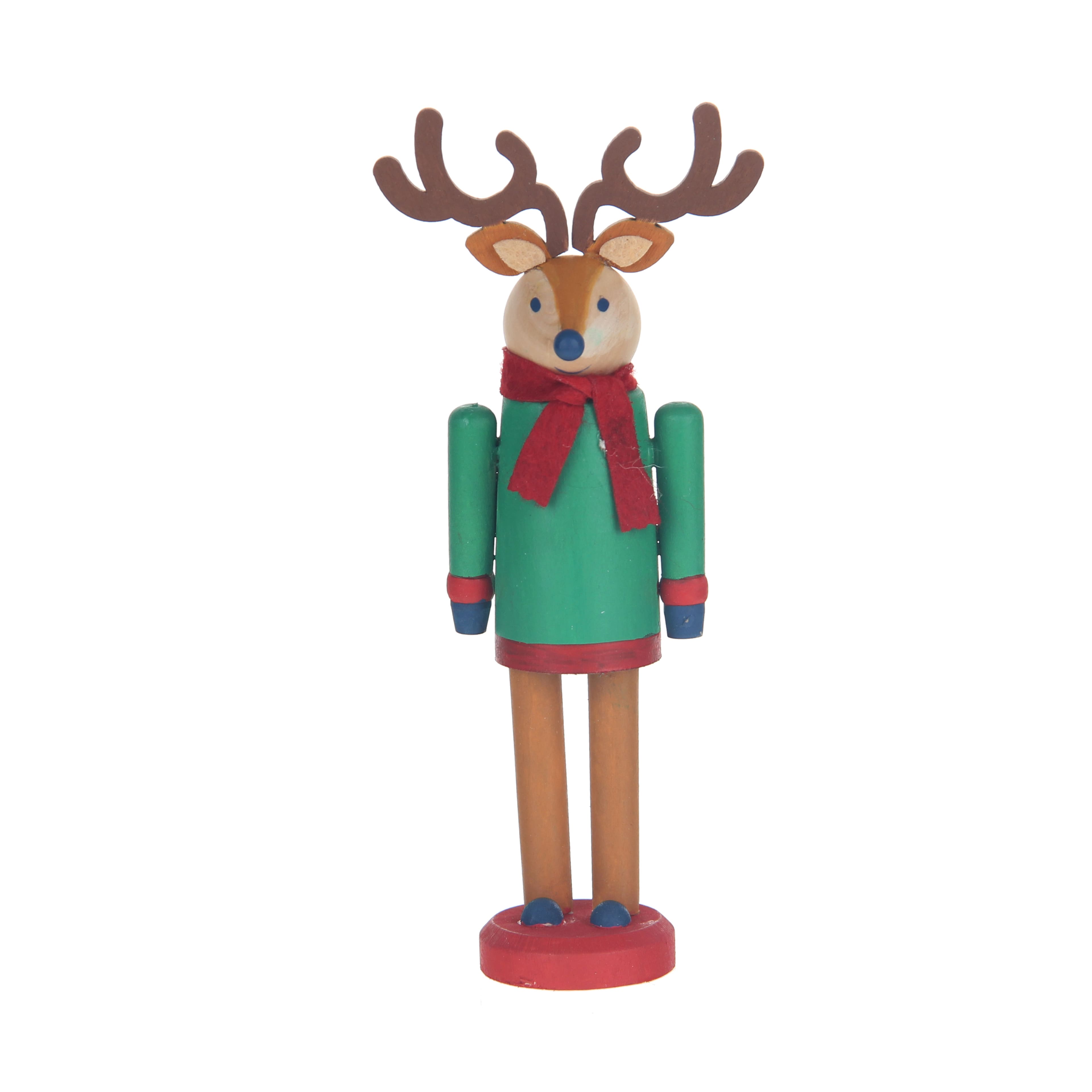 7.75&#x22; Wood Reindeer Nutcracker Kit by Creatology&#x2122;