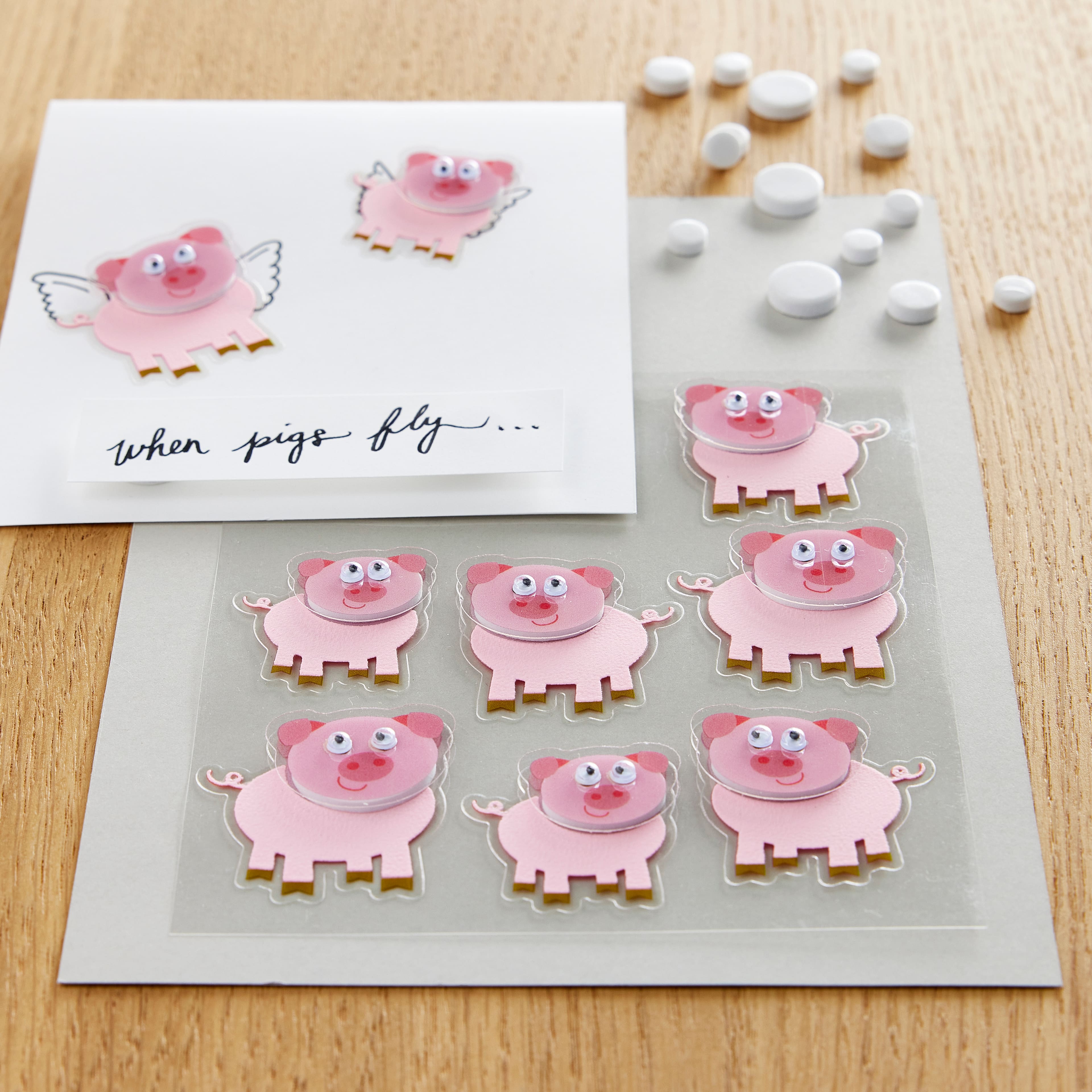 Pig Dimensional Stickers by Recollections™ Signature™