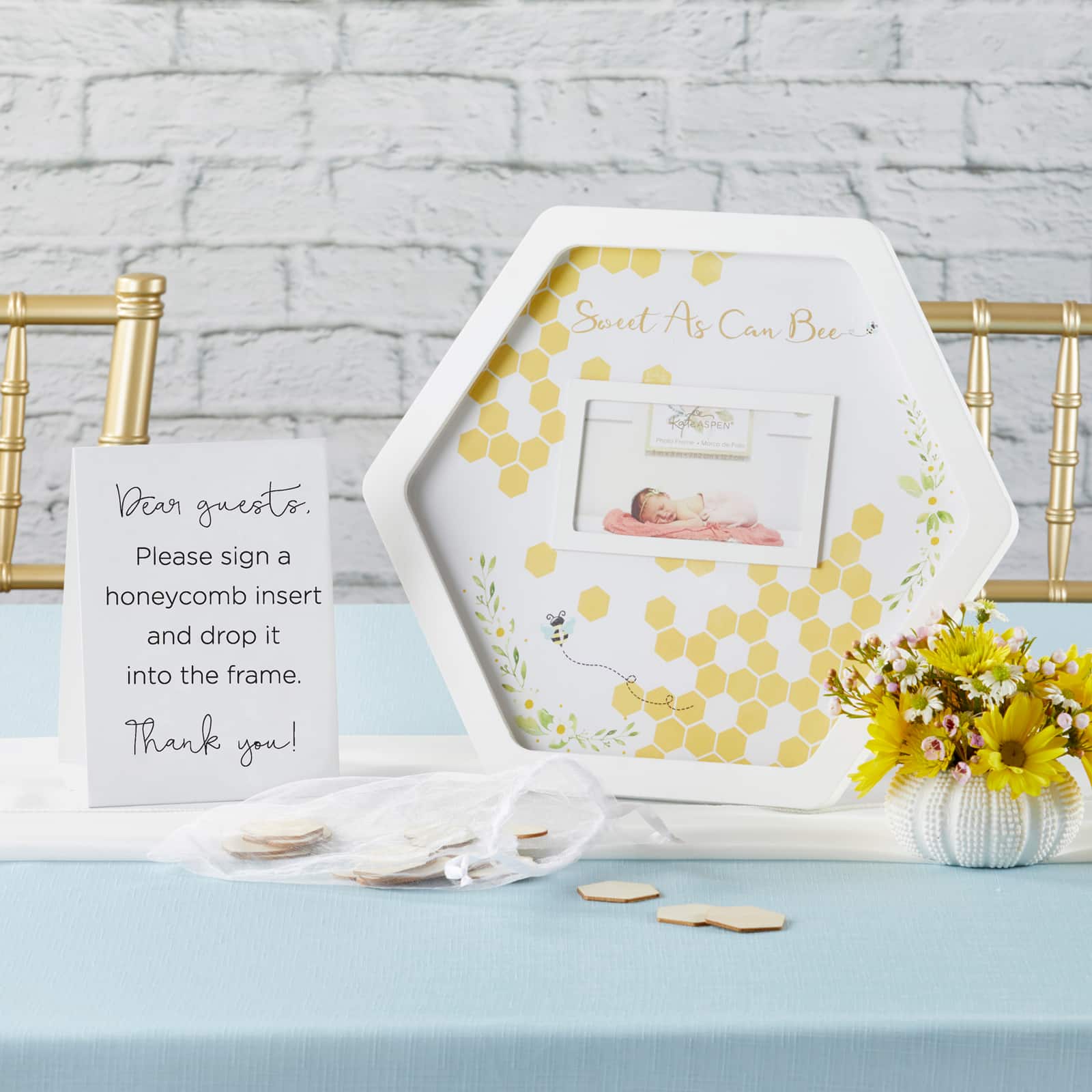 Kate Aspen&#xAE; Sweet As Can Bee Baby Shower Guest Book