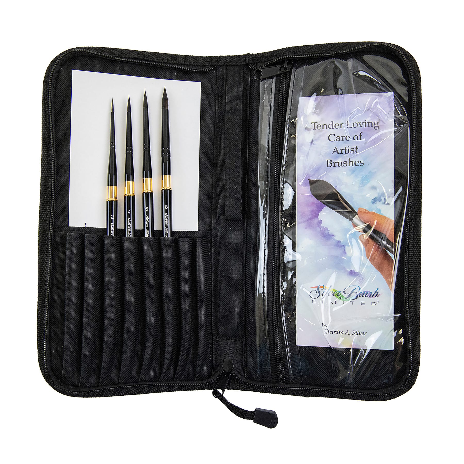 Silver Brush Limited Black Velvet® Voyage™ Plein Air Watercolor Brush Set