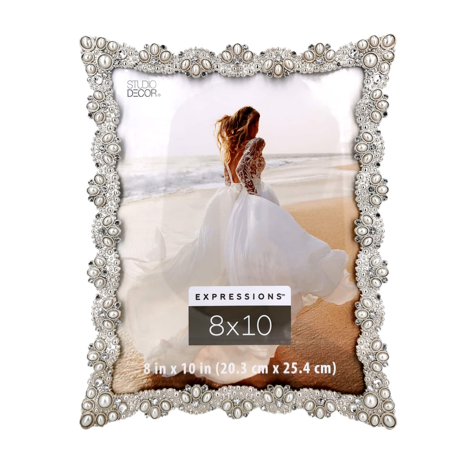 Expressions™ 8" x 10" Jewelled Frame by Studio Décor®