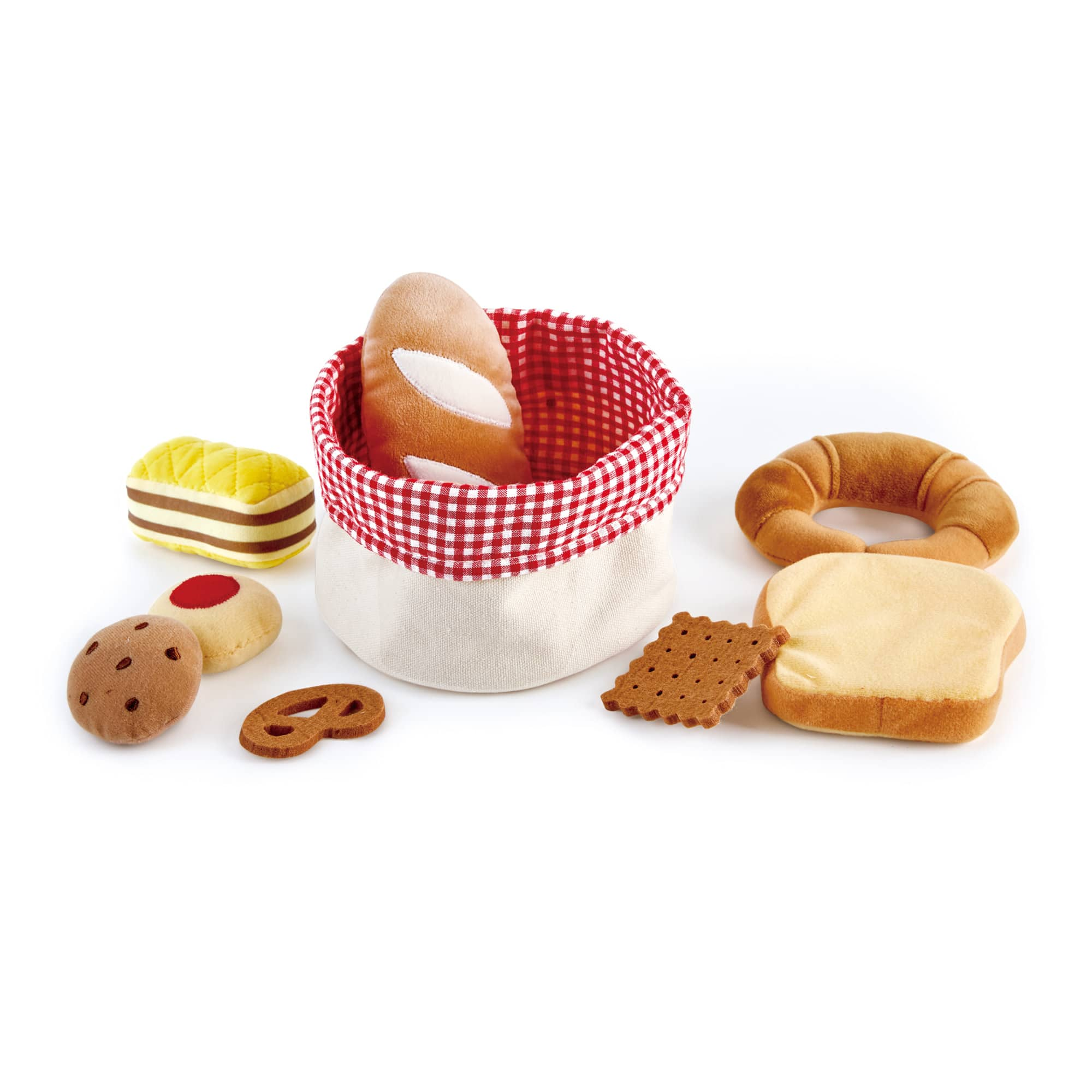 Hape Toddler Bread Basket Kitchen Food Playset