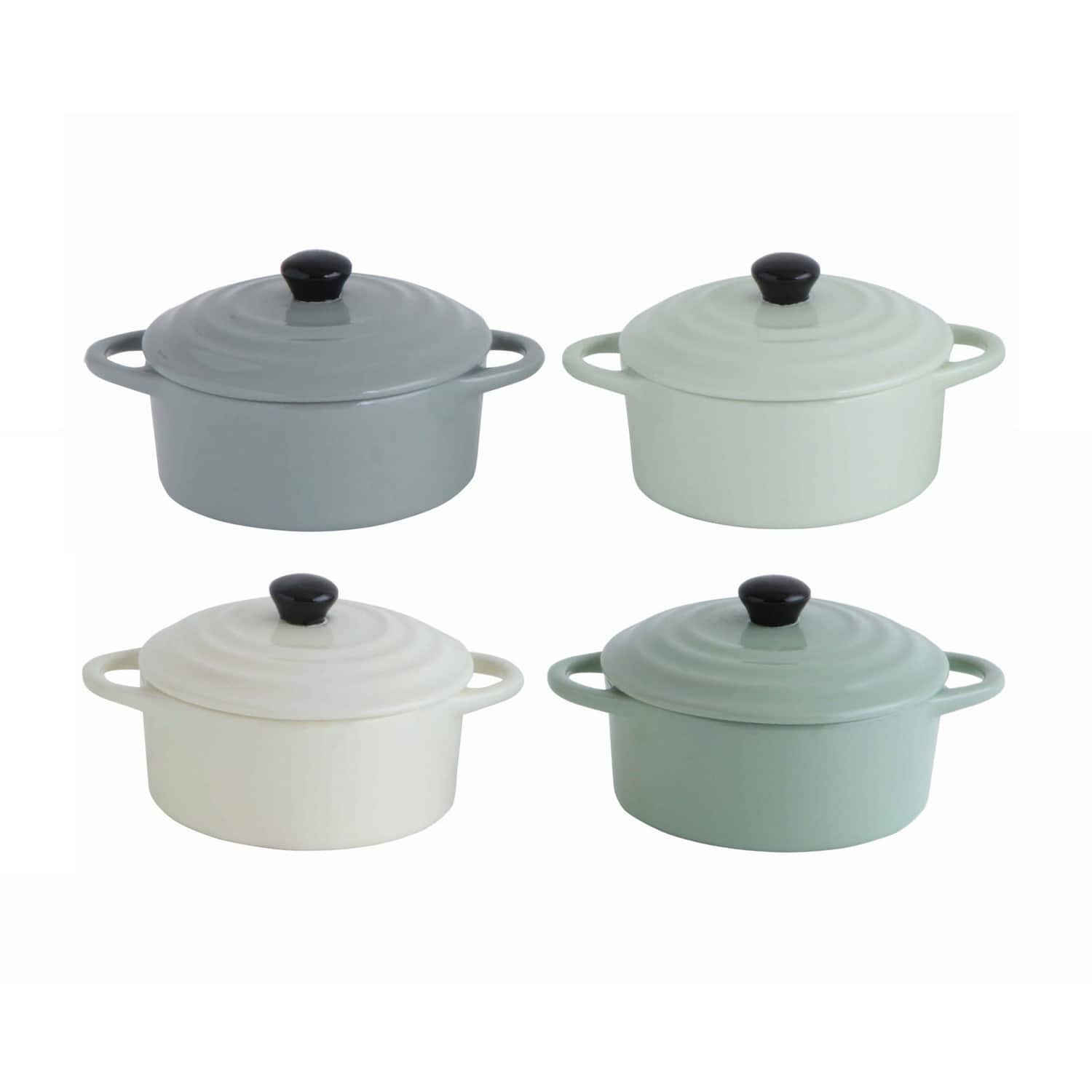 Hello Honey® Stoneware Mini Bakers with Lids Set