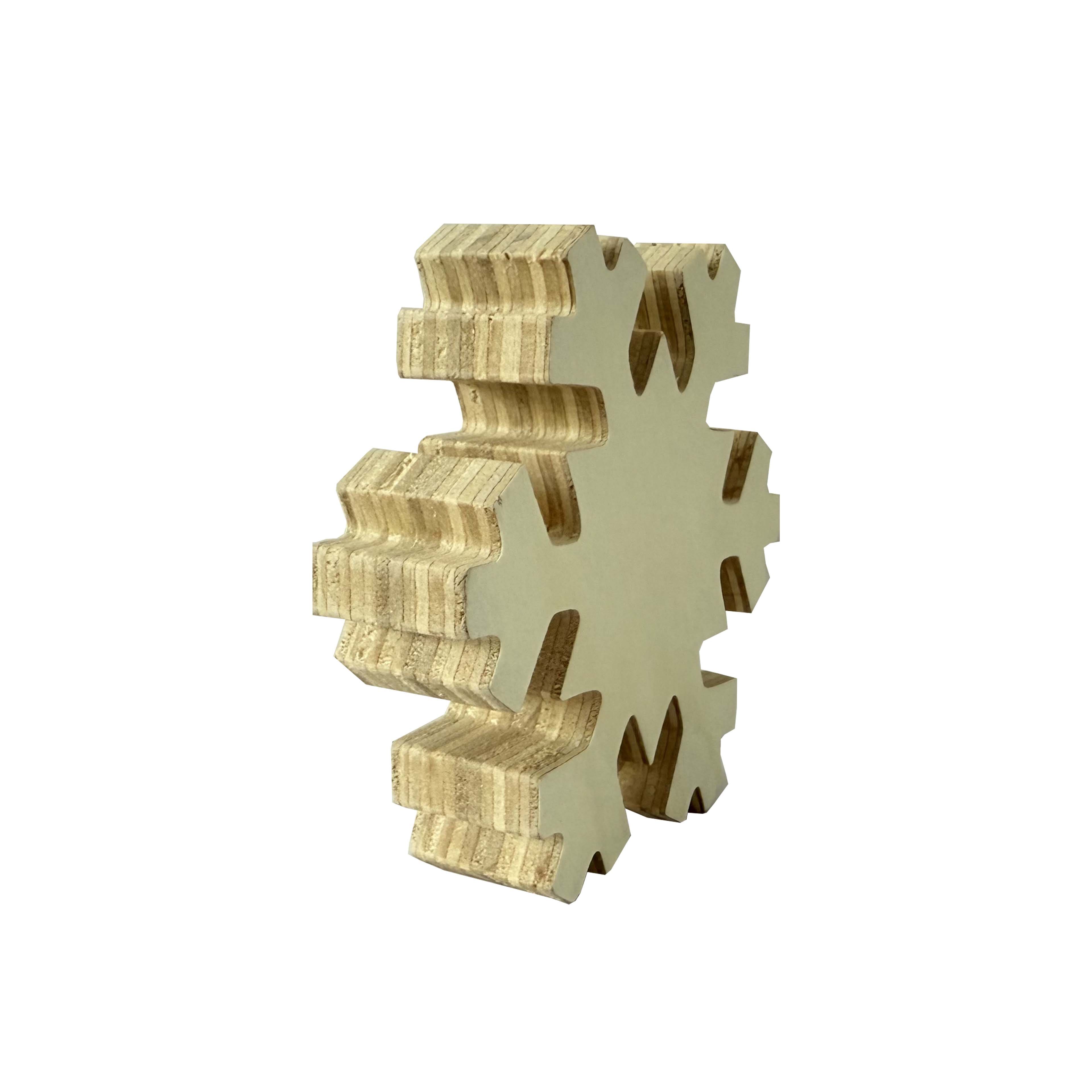 4.25&#x22; Unfinished Snowflake Wood Planks, 3ct. by Make Market&#xAE;