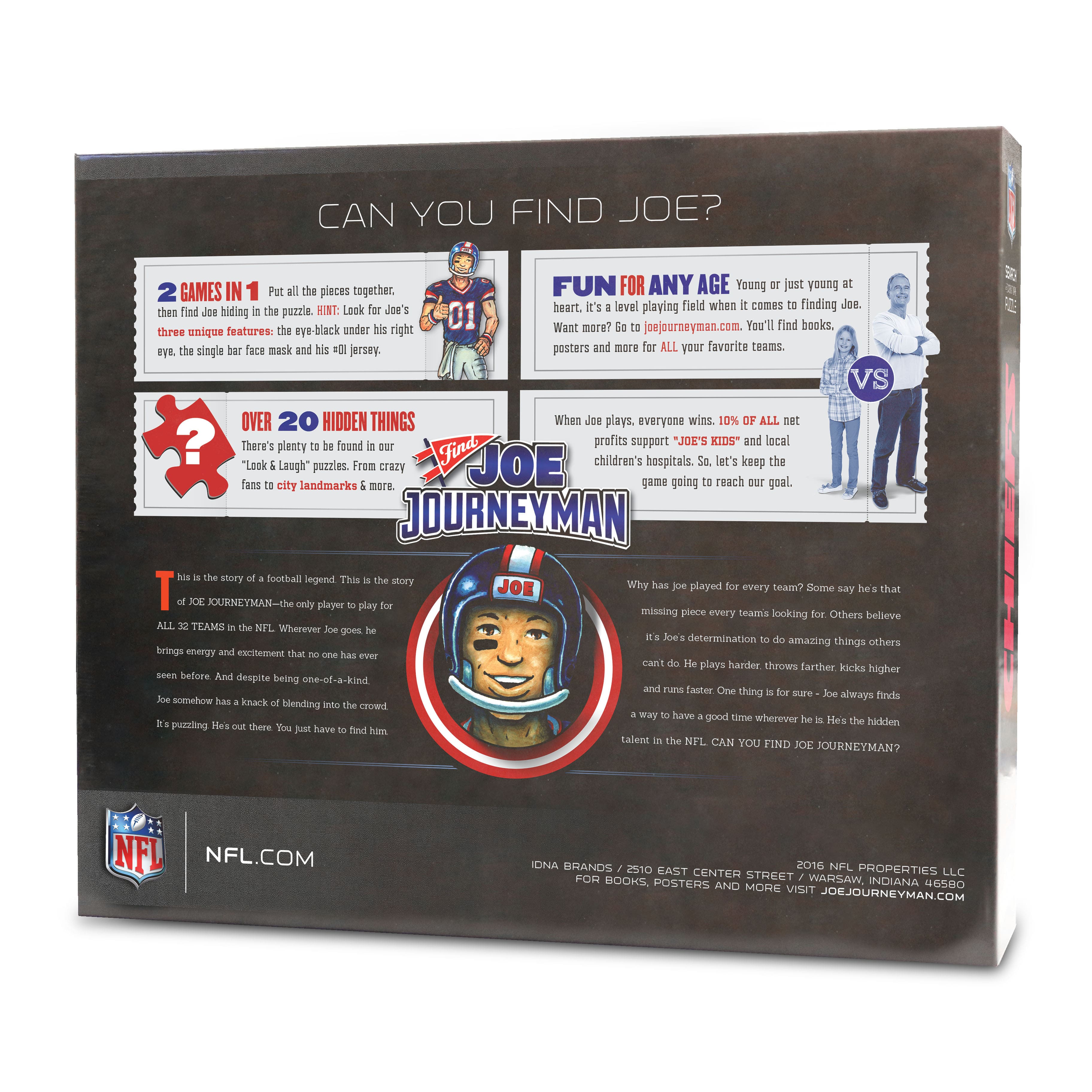 Joe Journeyman NFL 500 Piece Jigsaw Puzzle