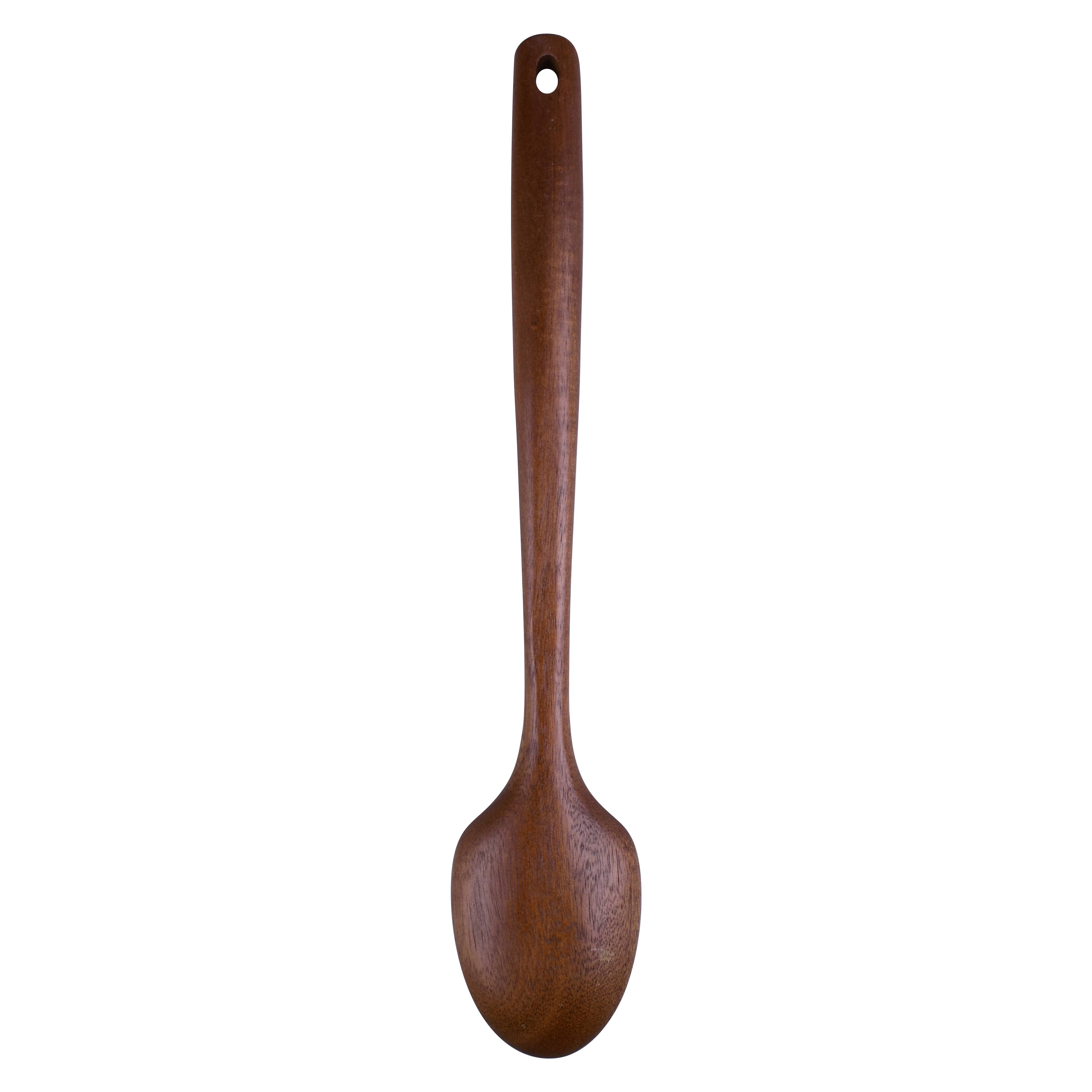 13&#x22; Acacia Wood Solid Spoon by Makery&#x2122;