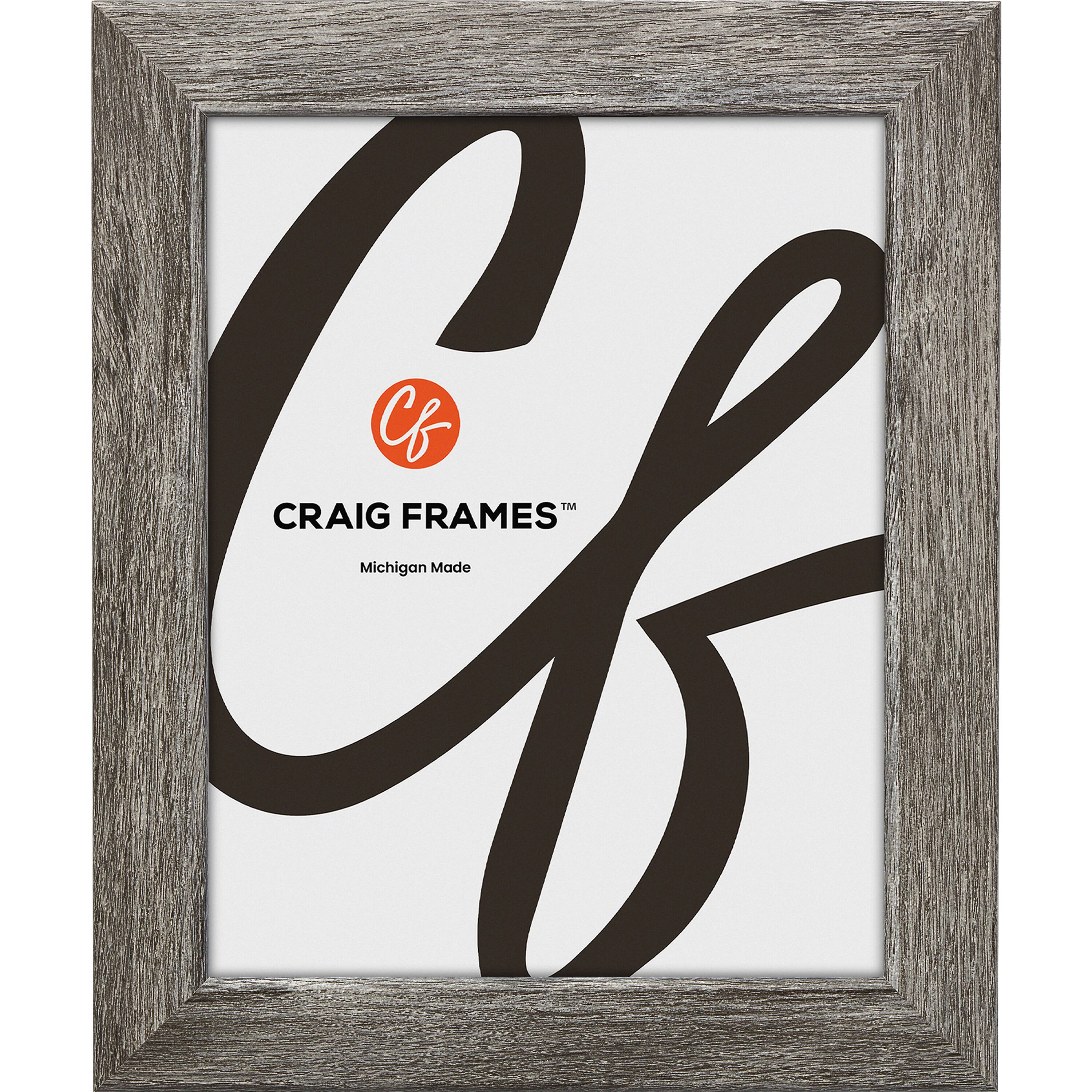 4 Pack Craig Frames Bauhaus 125 Barnwood Gray Picture Frame