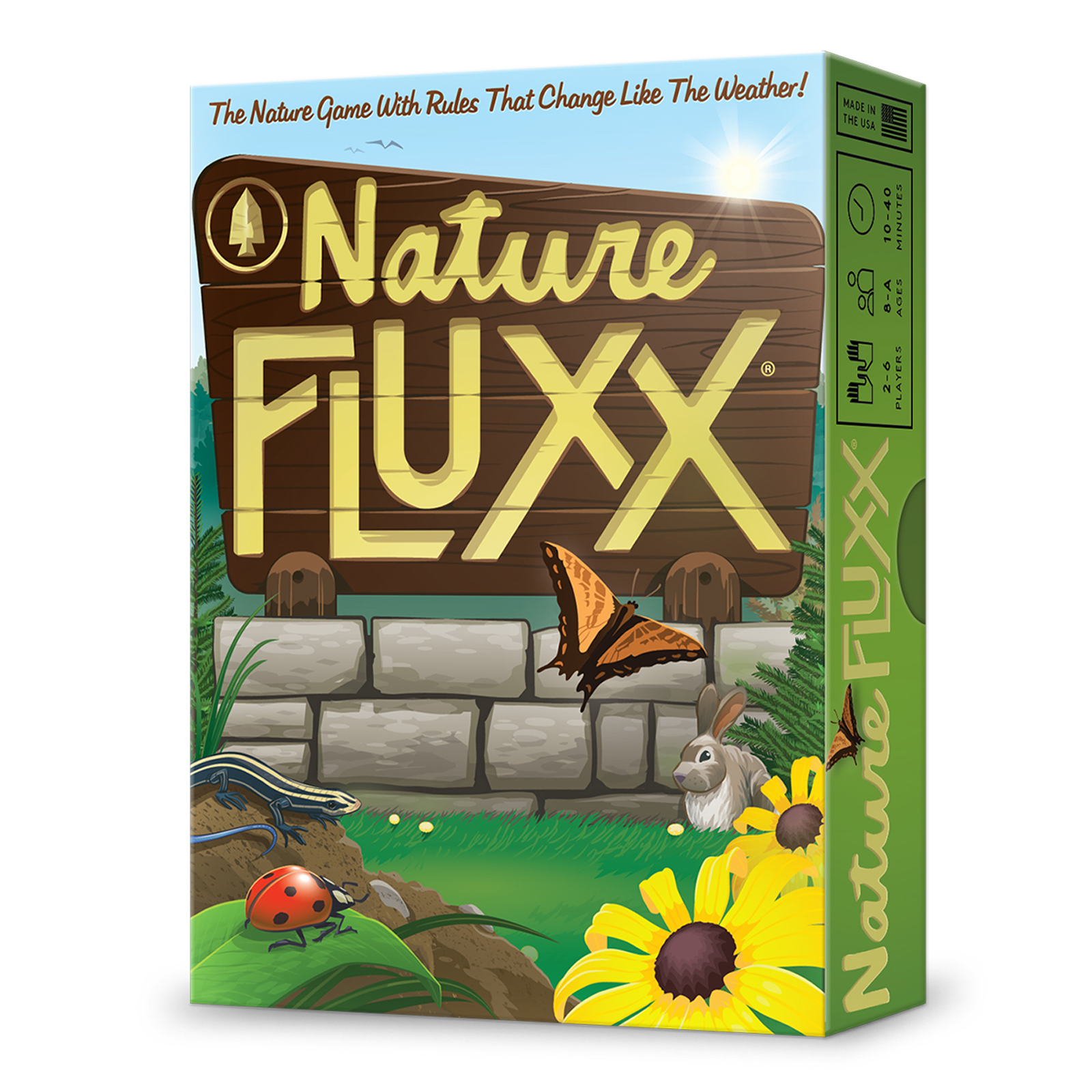 Looney Labs Nature Fluxx – Gioco Da Tavolo In Inglese, 2-6 Giocatori, 8+ Anni, Durata 10-40 Minuti