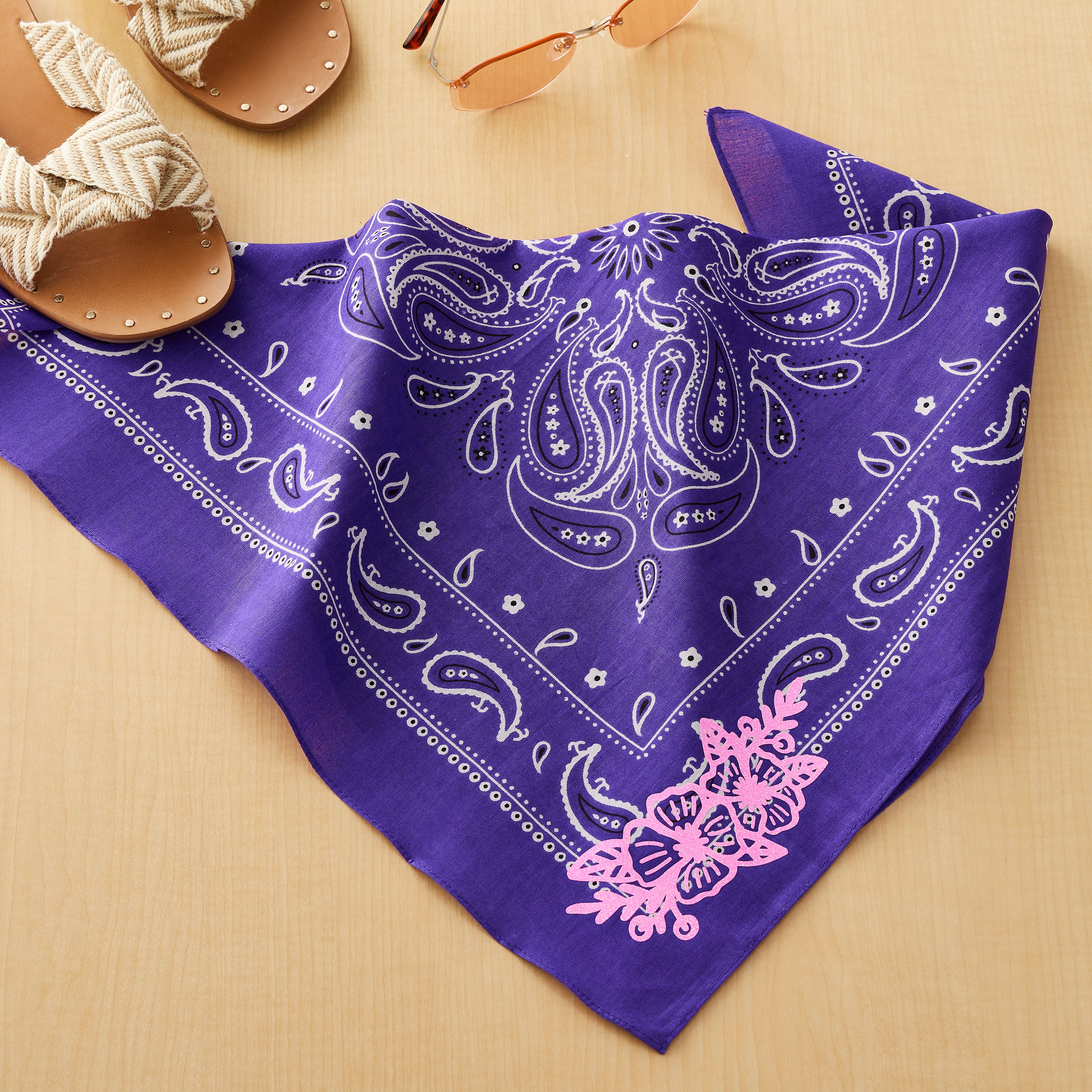 12 Pack: Paisley Bandana by Make Market®