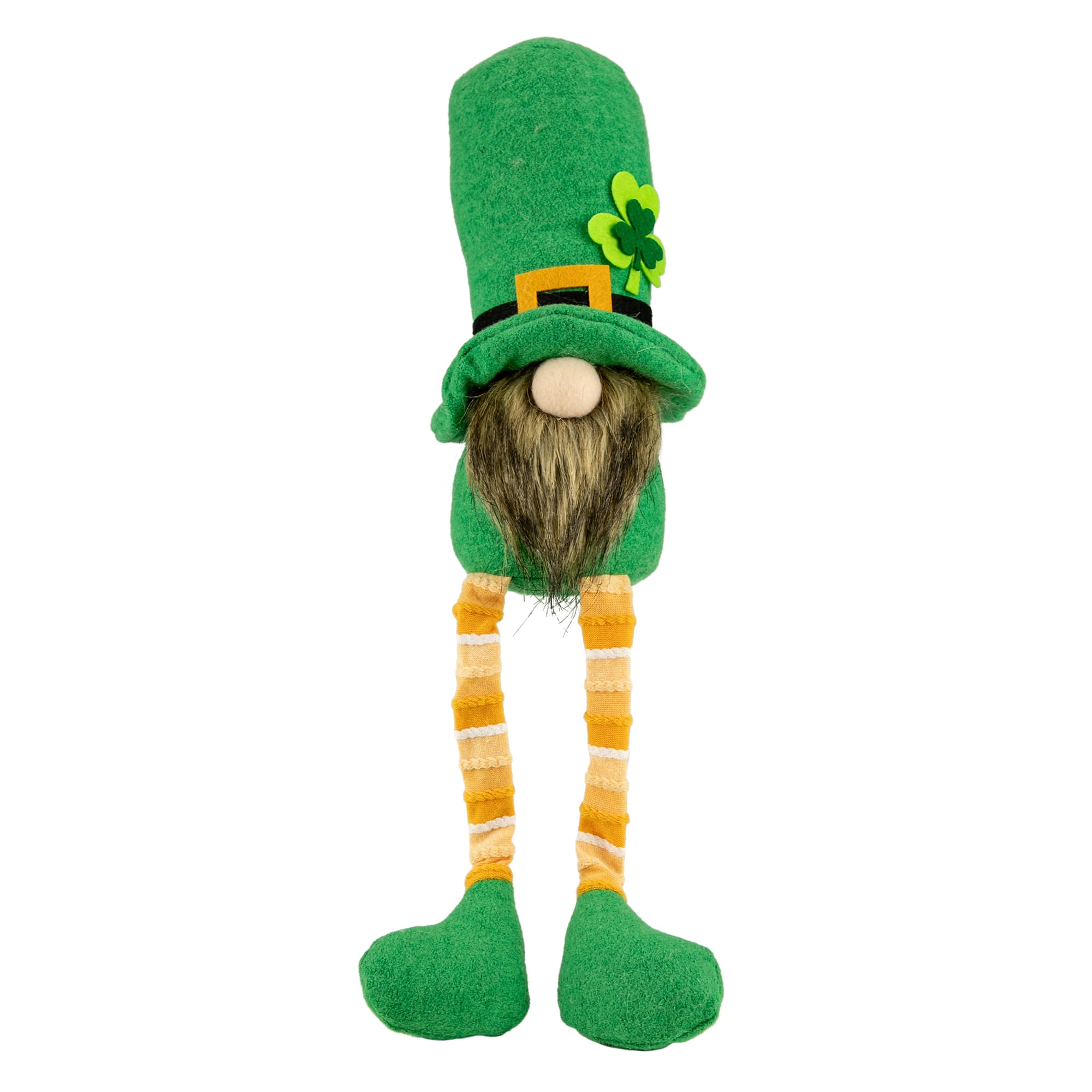 17&#x22; St. Patrick&#x27;s Day Leprechaun Gnome with Dangly Legs