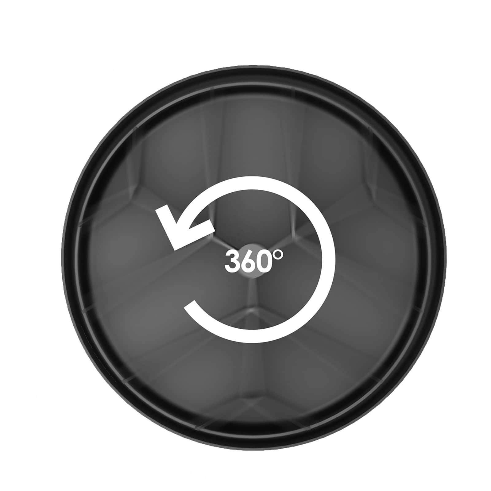 Mind Reader Black Metal Mesh 2-Tier Lazy Susan Granola Bar and Snack Organizer