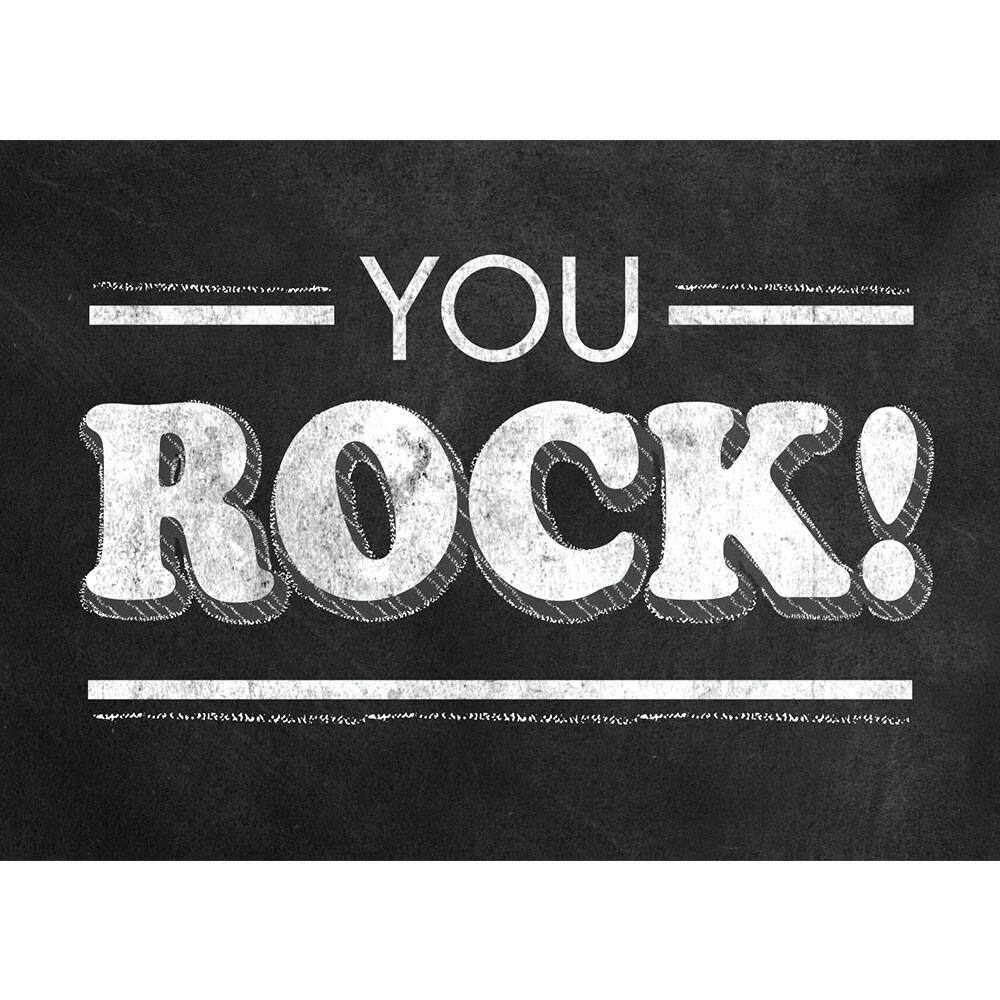 JAM Paper Brushed Chalkboard Design Blank Thank You Cards Set, 36ct.