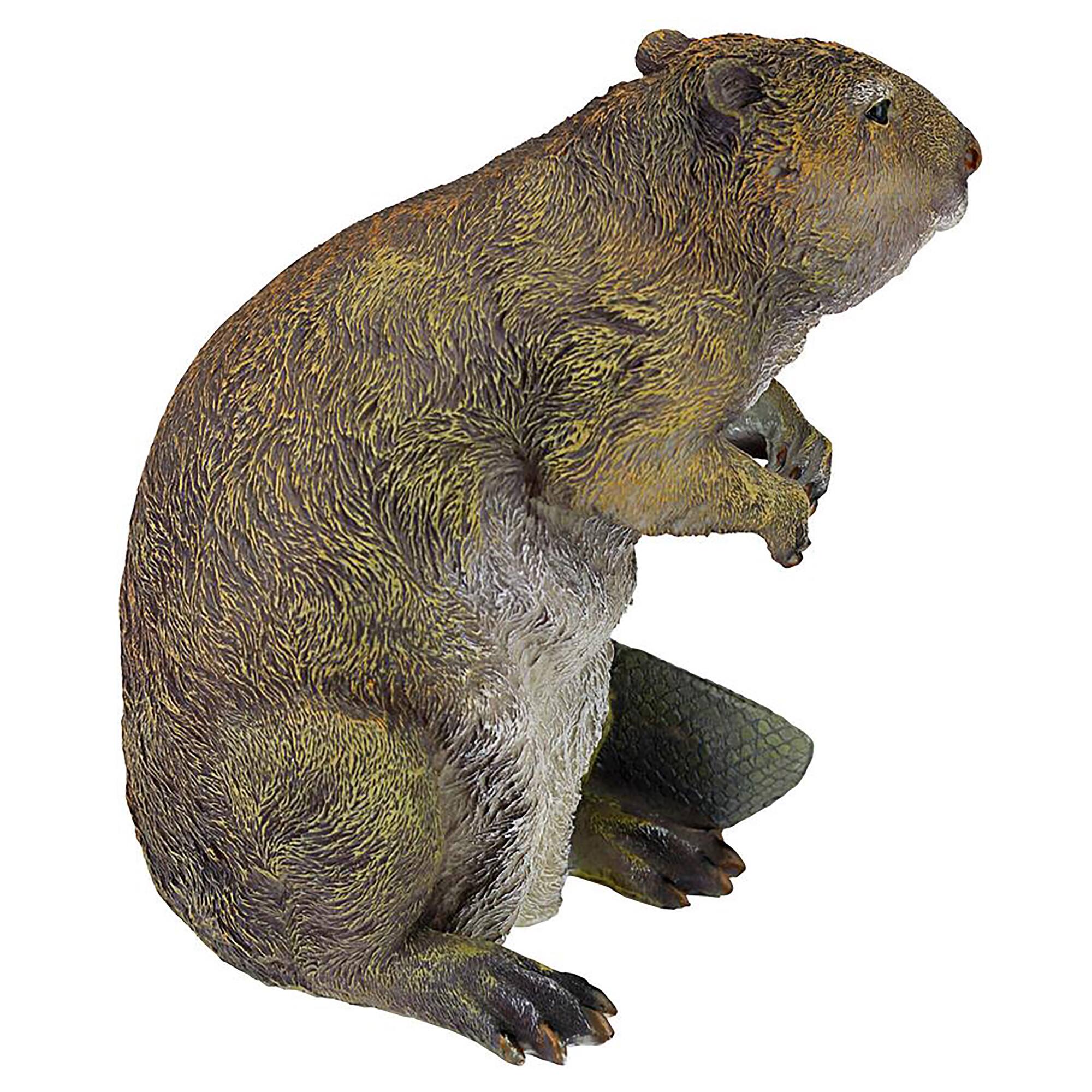 Design Toscano 10&#x22; Standing Beaver Outdoor Statue