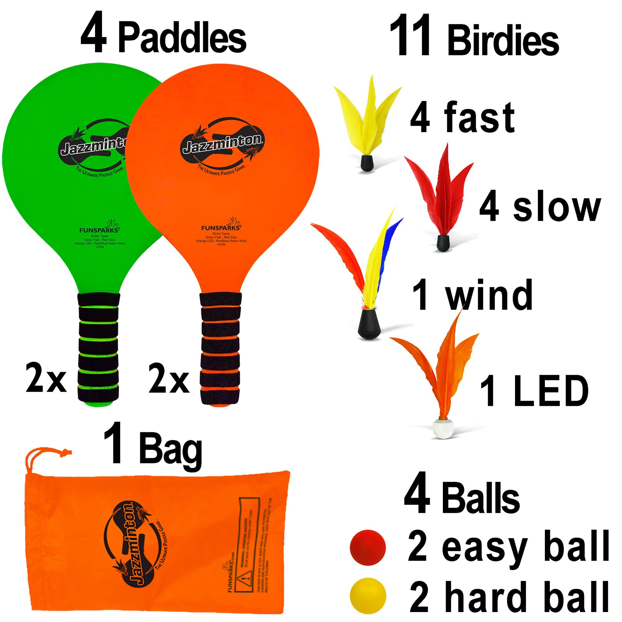 Funsparks® Jazzminton® Select Double Paddle Game Games Michaels
