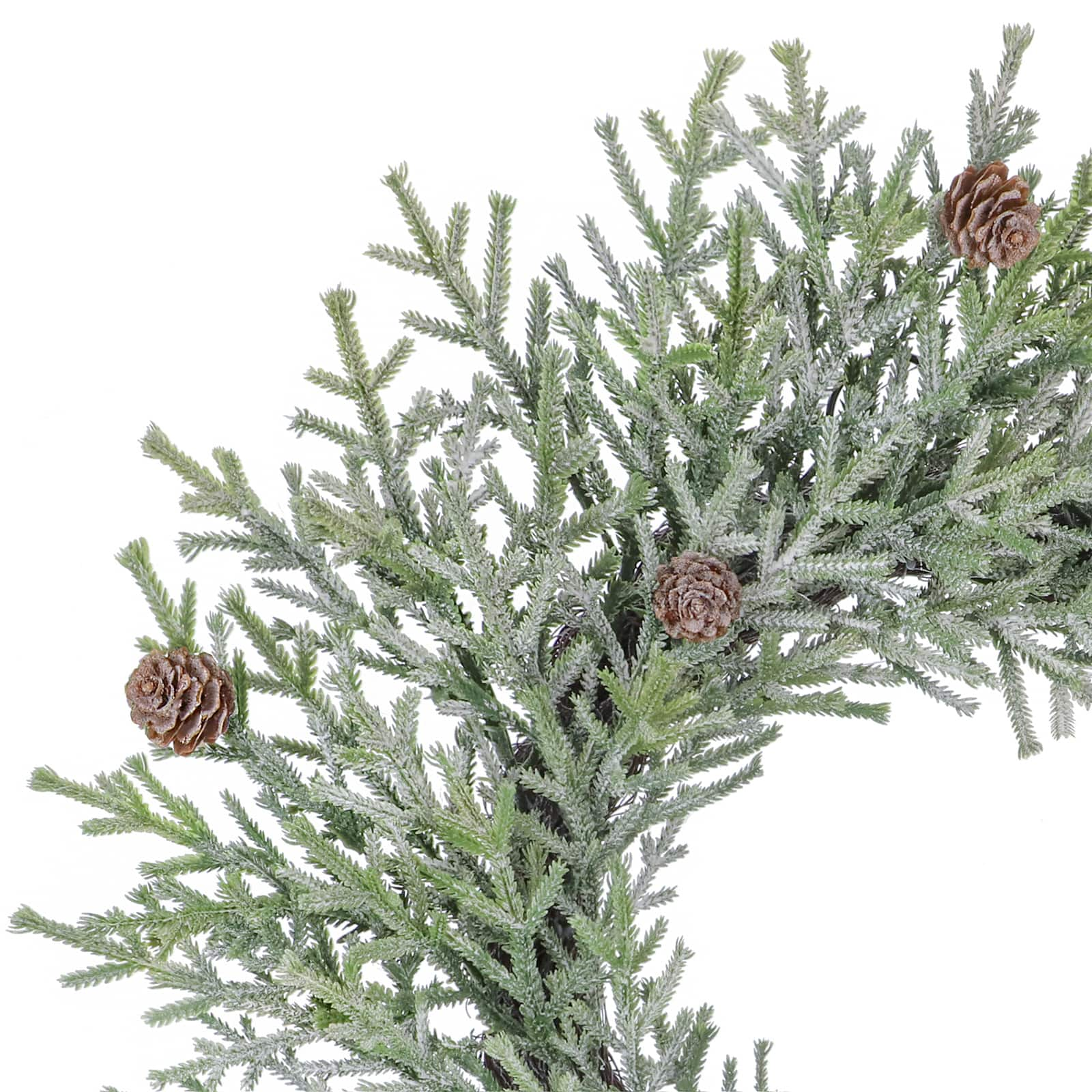 20&#x22; Snowy Pine &#x26; Mini Pinecone Wreath by Ashland&#xAE;