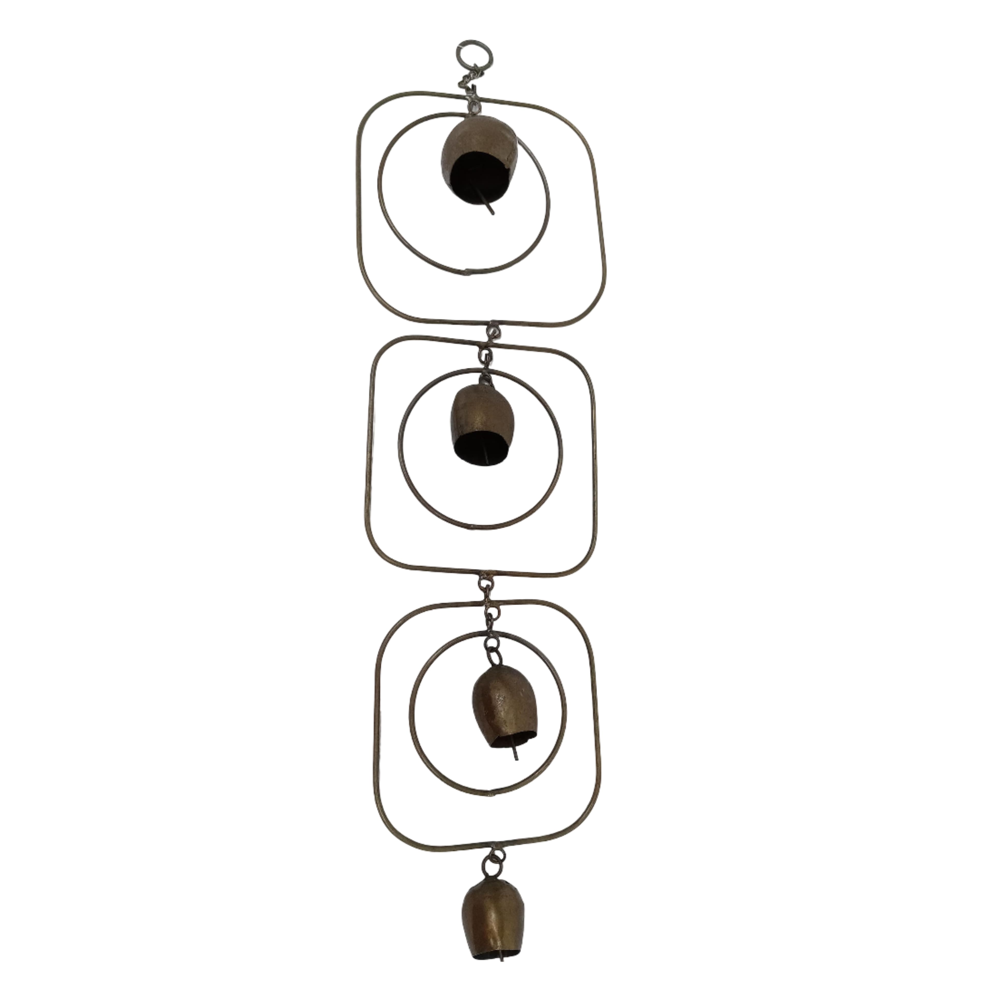 20&#x22; Rustic Gold Triple Metal Bells Wall D&#xE9;cor by Ashland&#xAE;