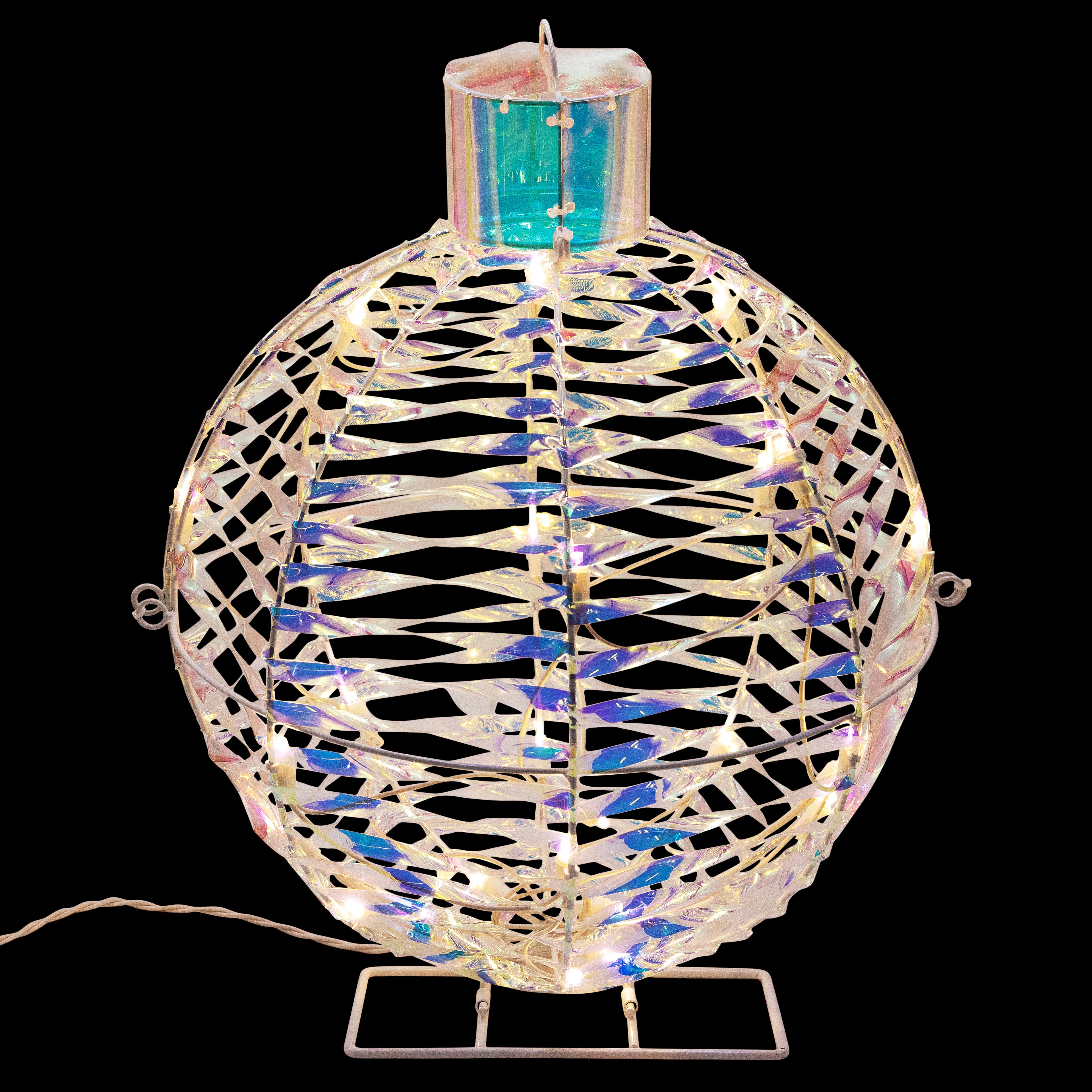 3ct. Lighted Iridescent Ornaments by Ashland&#xAE;