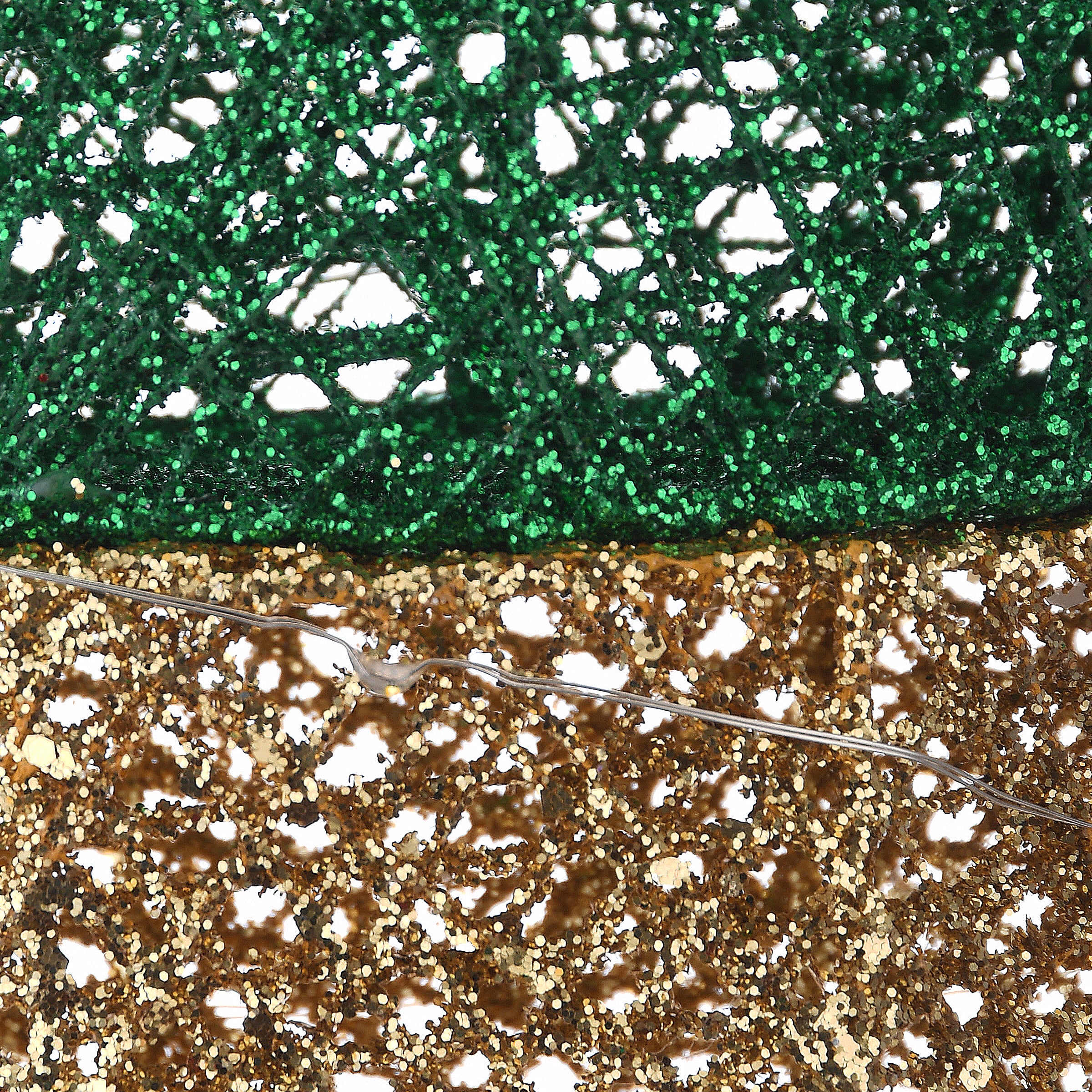 20" Pre-Lit Green Christmas Light Bulb Decoration