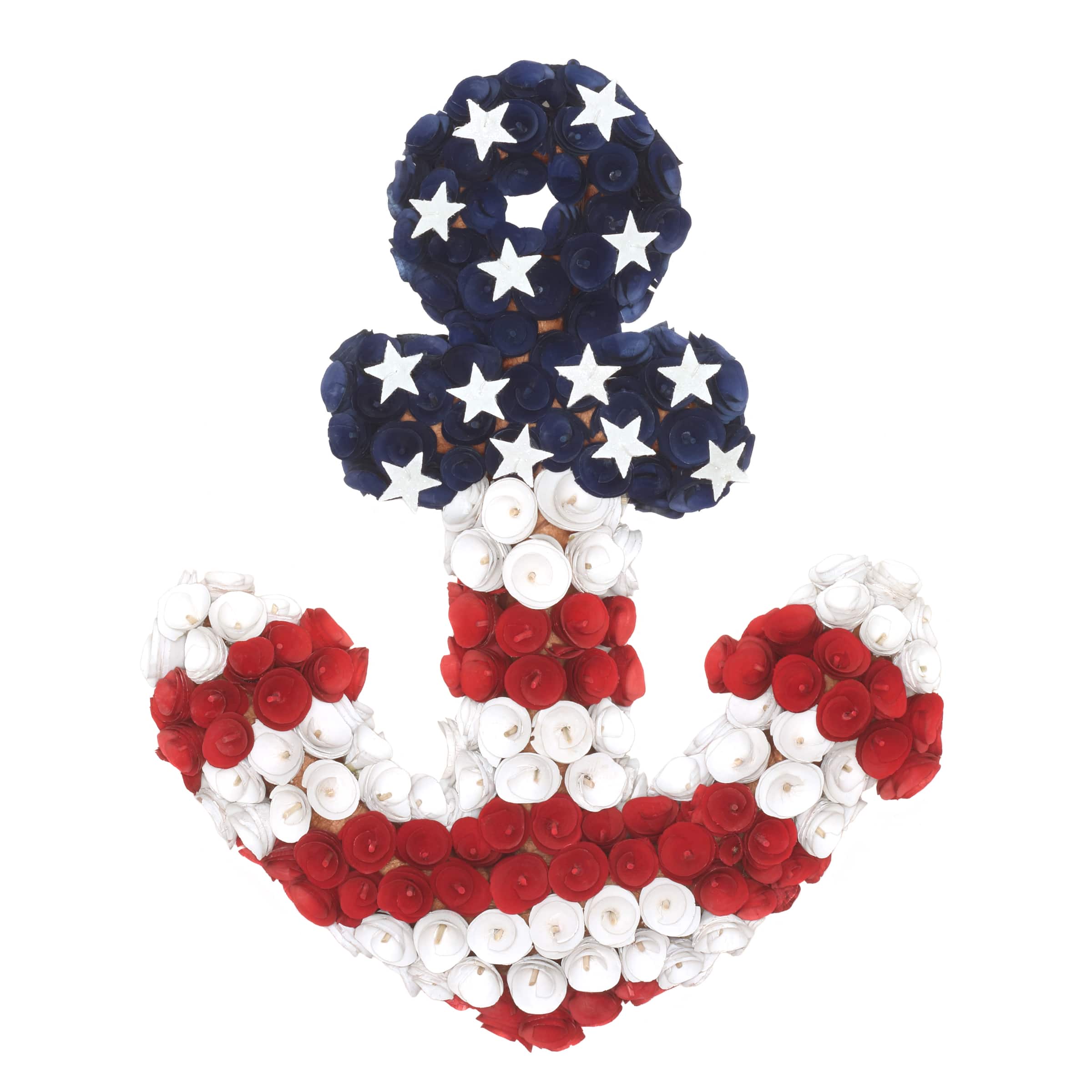 20&#x22; Red, White &#x26; Blue Anchor Decoration