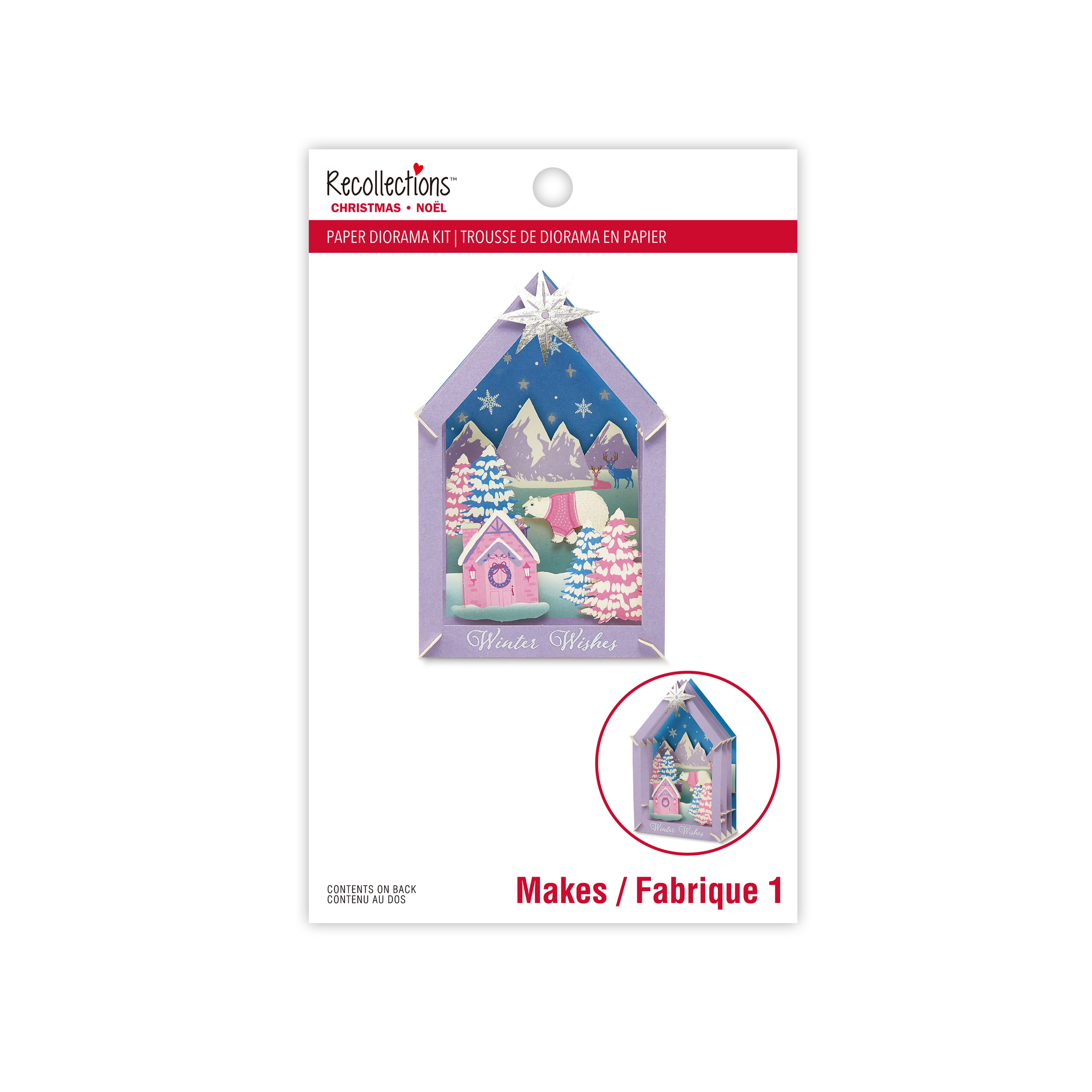 Winter Forest Paper Diorama Kit by Recollections&#x2122;