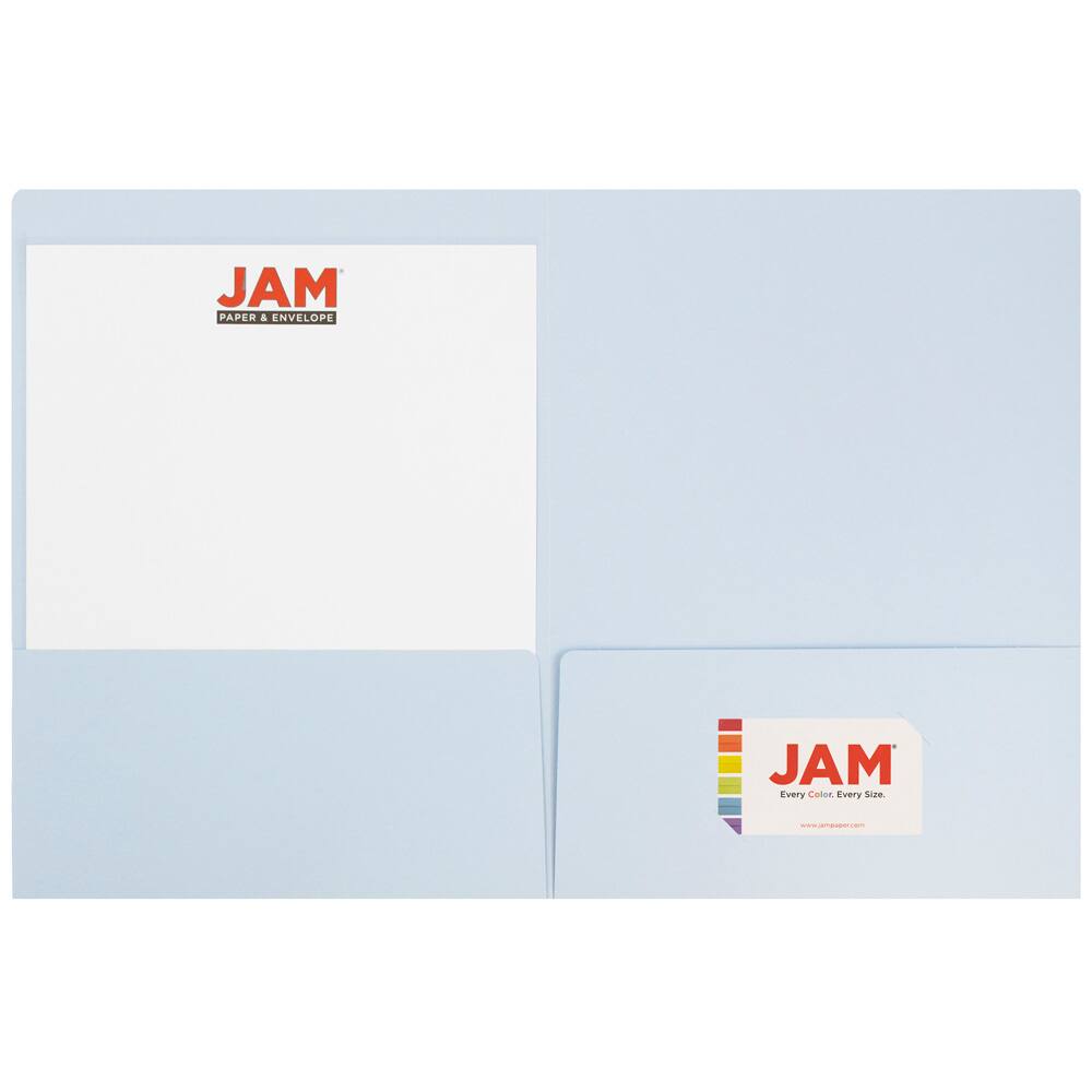 JAM Paper Premium Matte 2-Pocket Folders, 6ct.