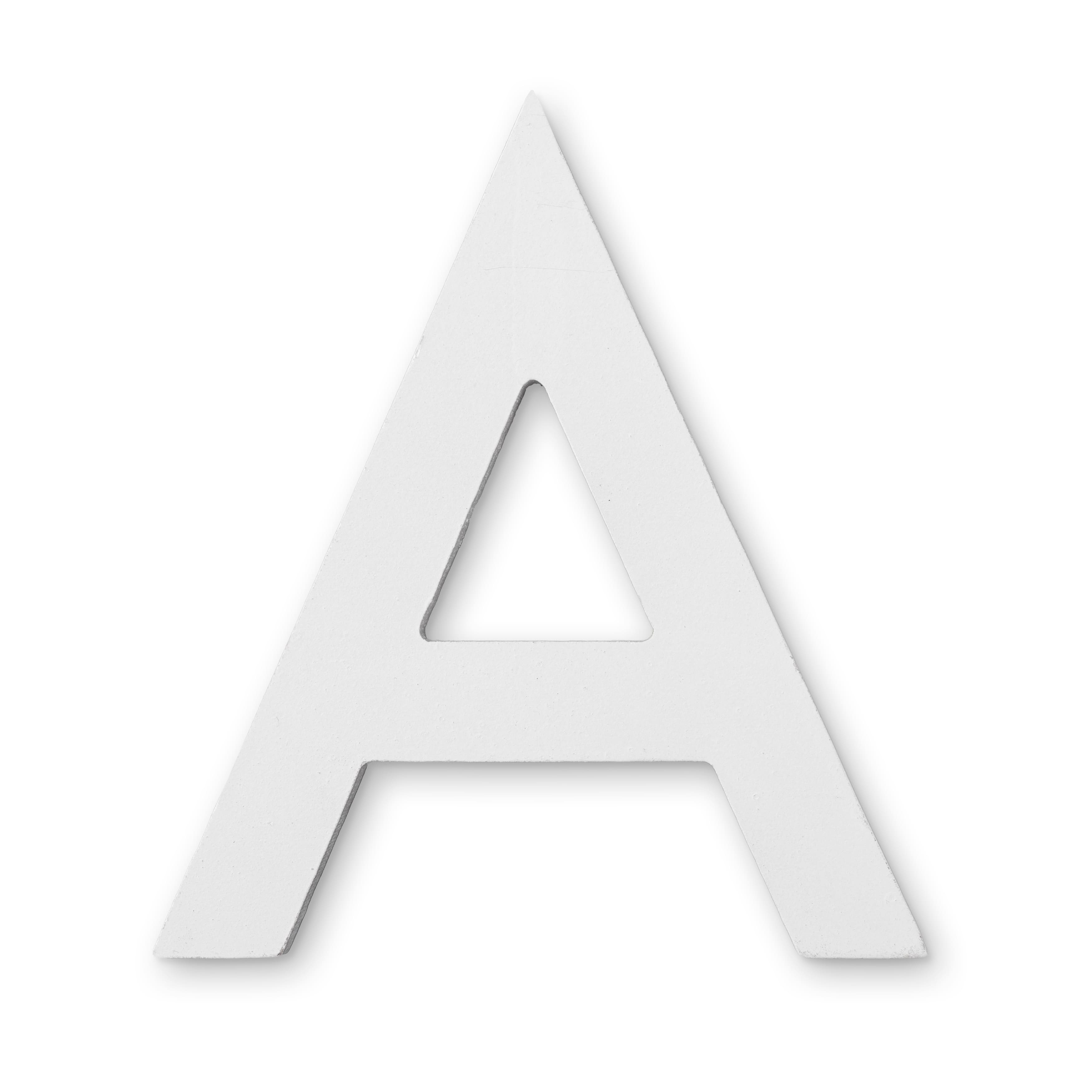 5.5" White MDF Letter by Make Market