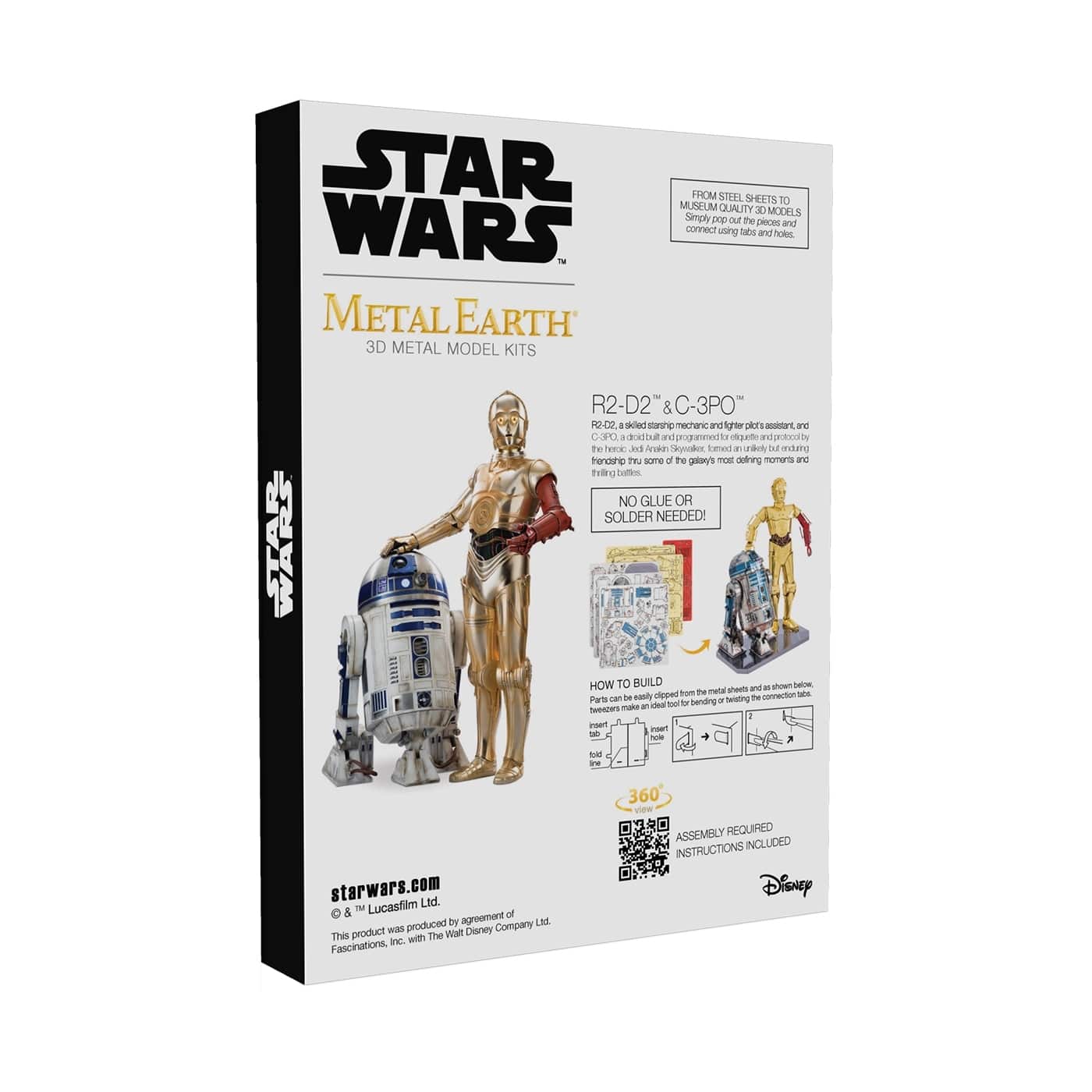 Metal Earth® Star Wars™ R2-D2™ & C-3PO™ 3D Metal Model Kit