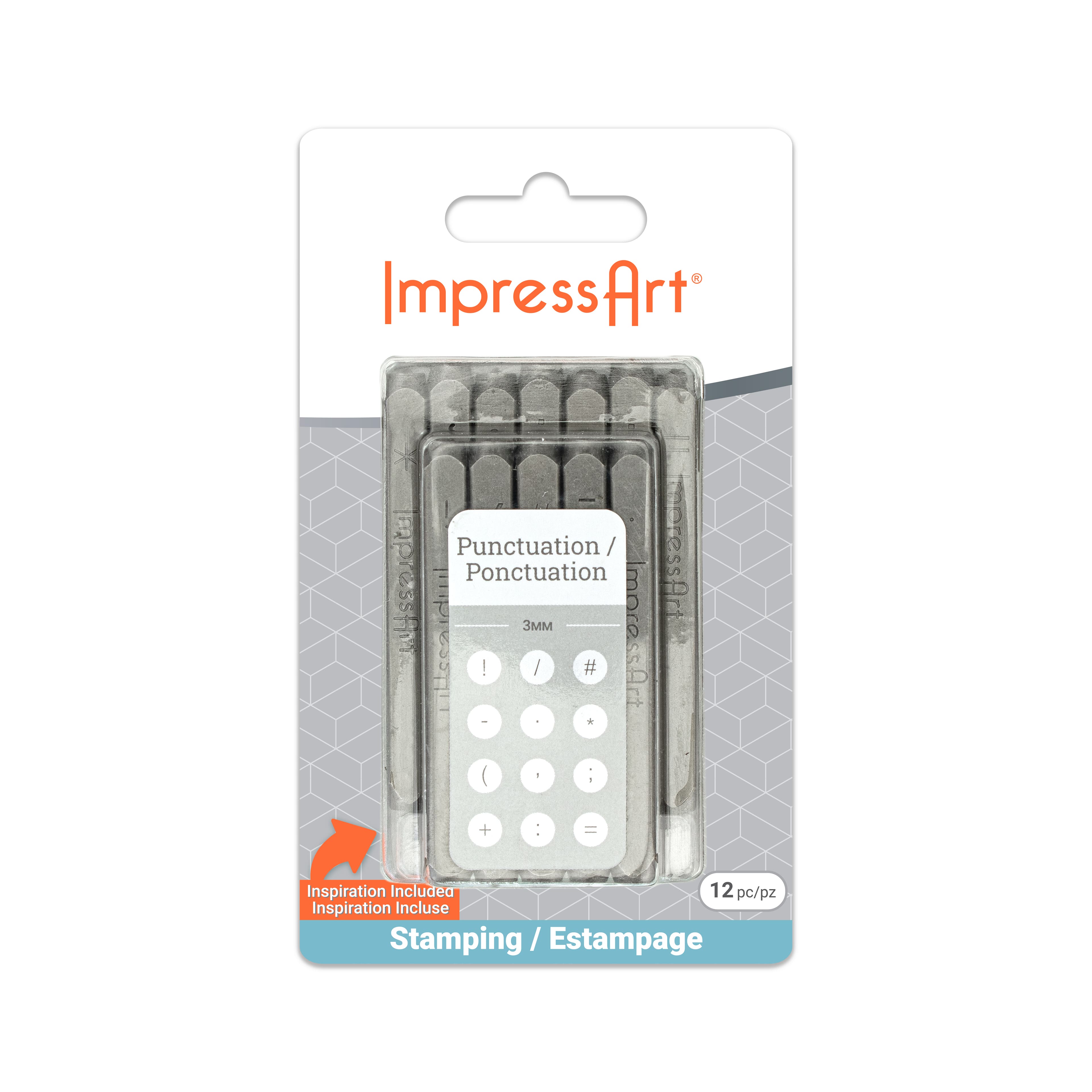 ImpressArt® 3mm Punctuation Metal Stamps Pack