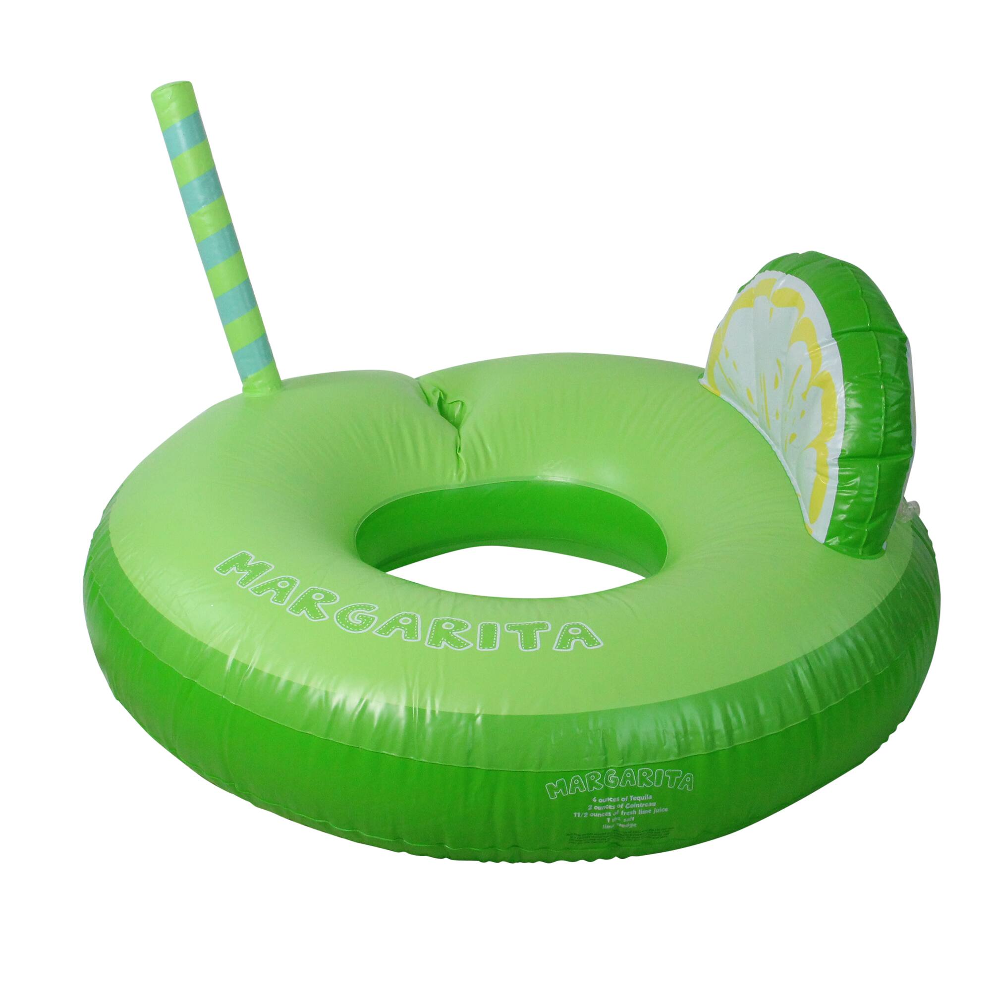 Swimline 41" Inflatable Green Margarita Ring Pool Float