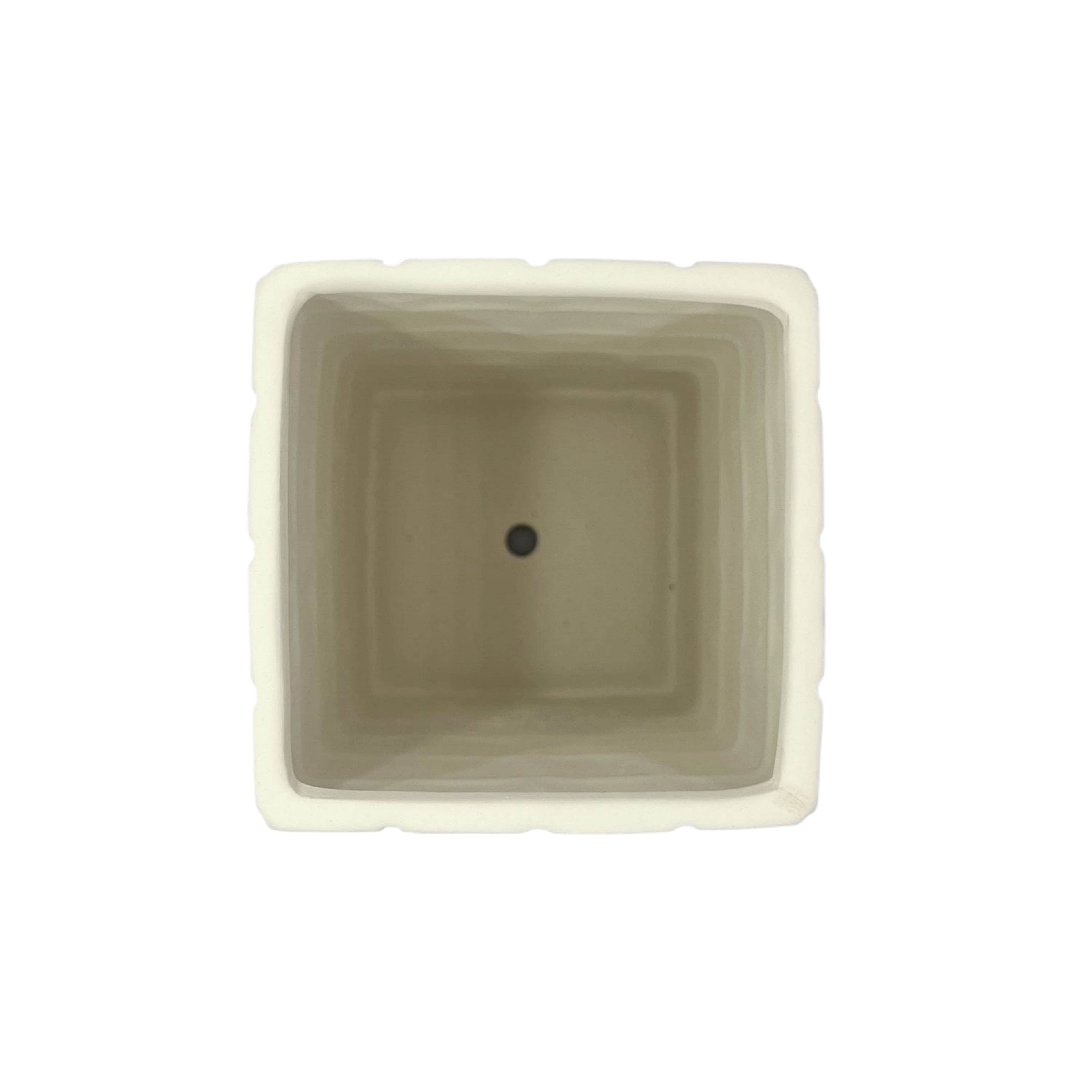 8&#x22; Square Novelty Vase DIY Ceramic D&#xE9;cor by Make Market&#xAE;