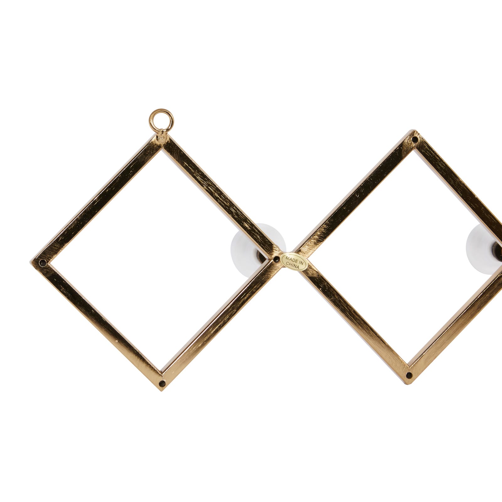 Set of 3 Gold Metal Glam Wall Hook, 17", 22", 33"