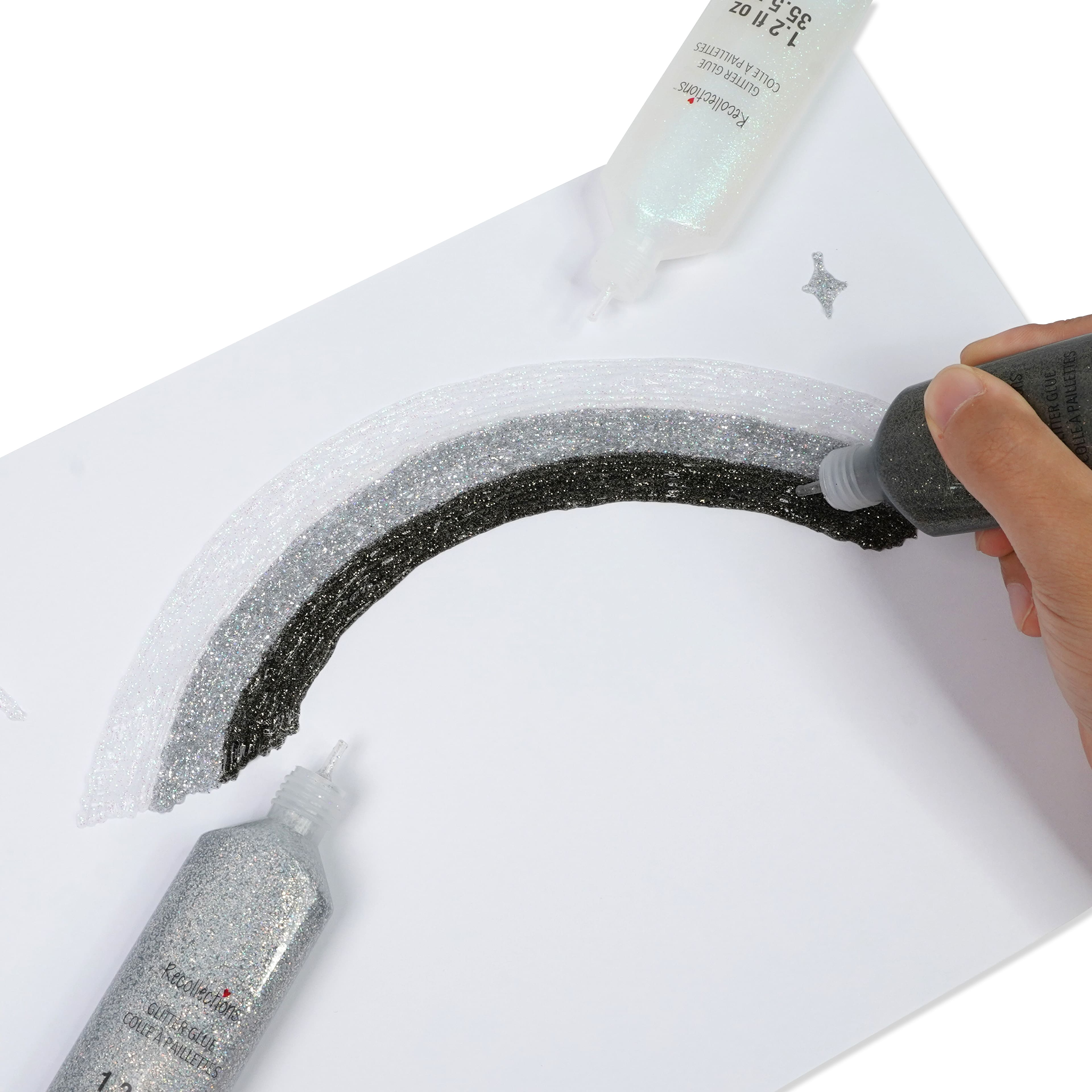 Assortiment de colles à paillettes, 3 unités de Recollections