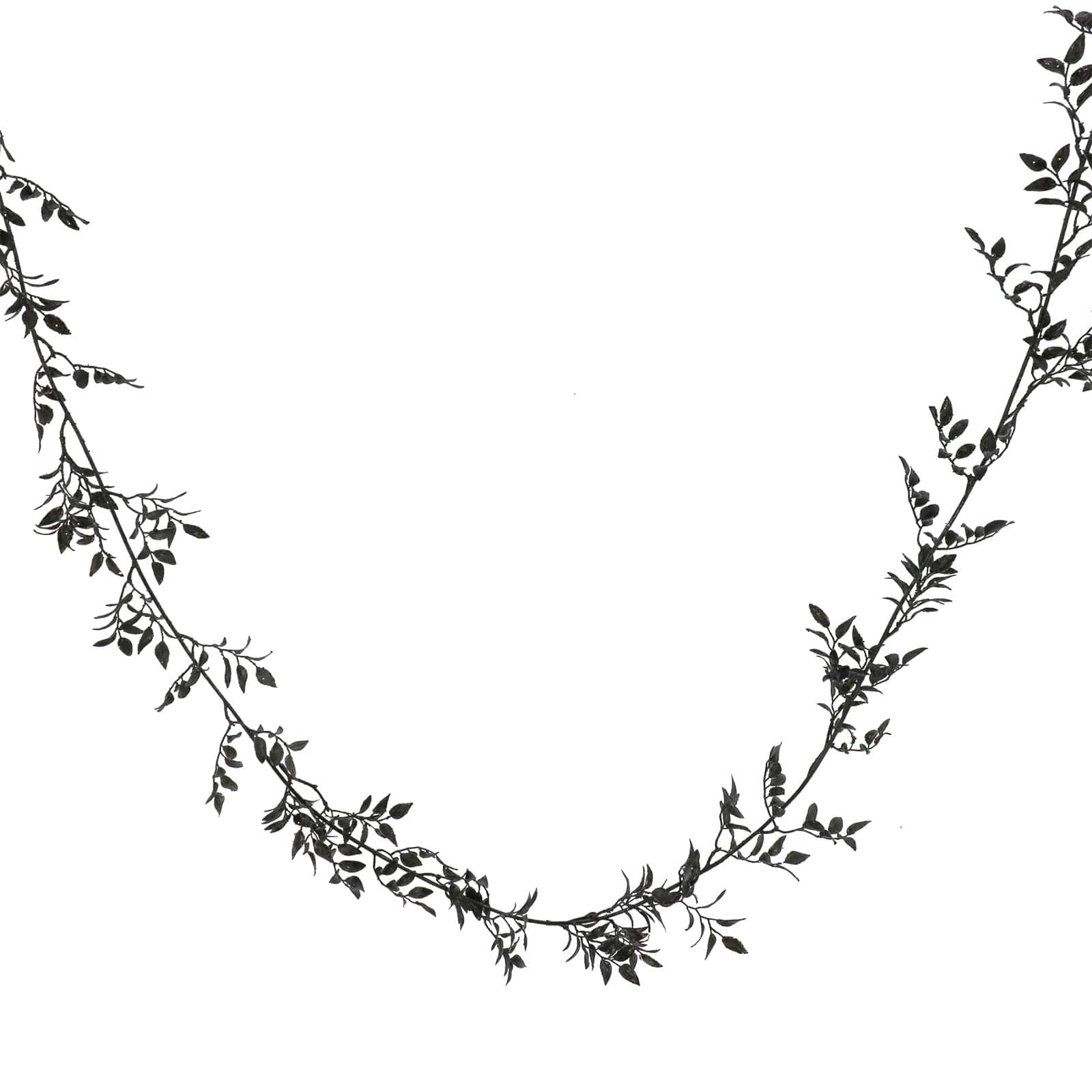5ft. Black Leaves Coiled Garland by Ashland&#xAE;