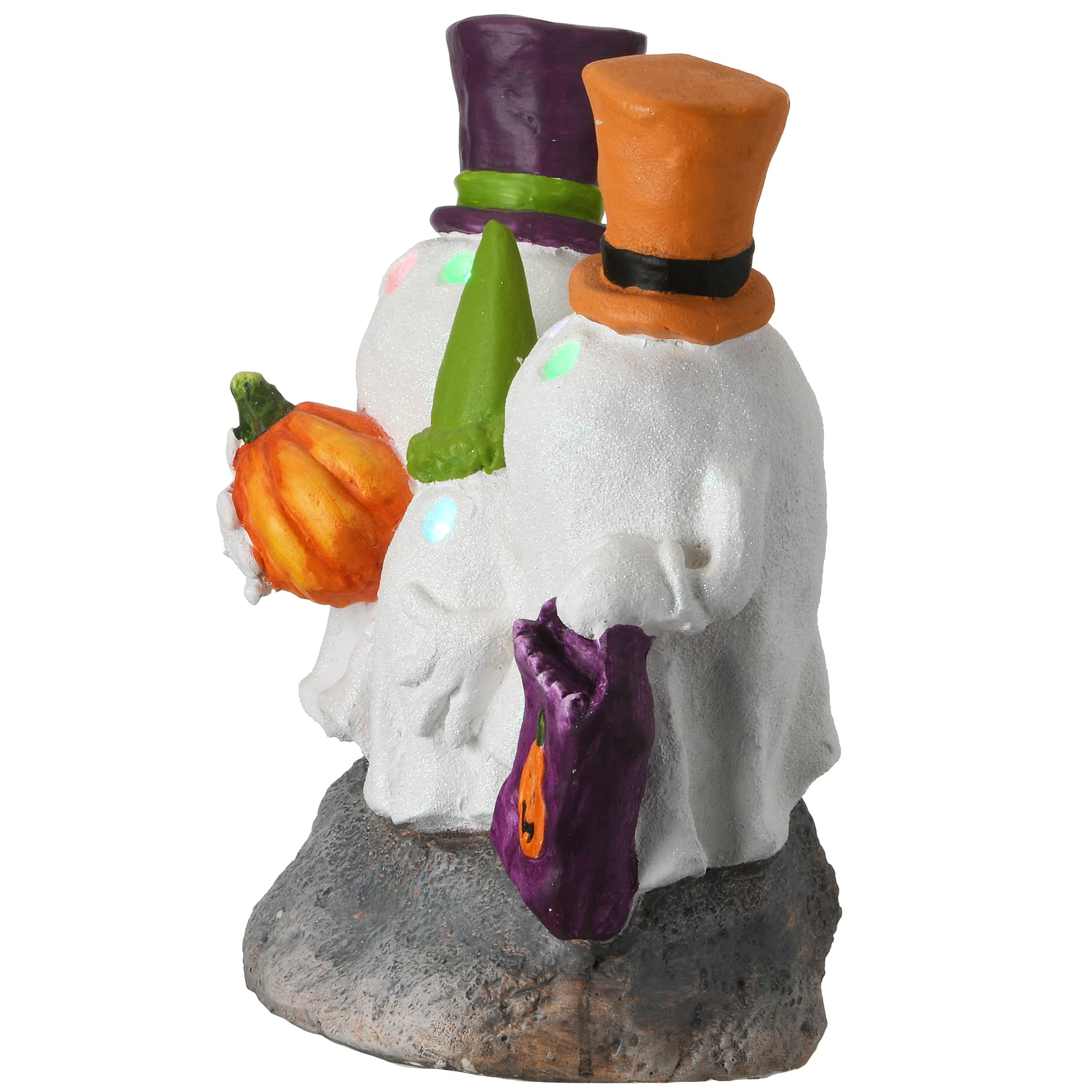 15&#x22; Colorful Hats Ghost Trio Set With LED Light